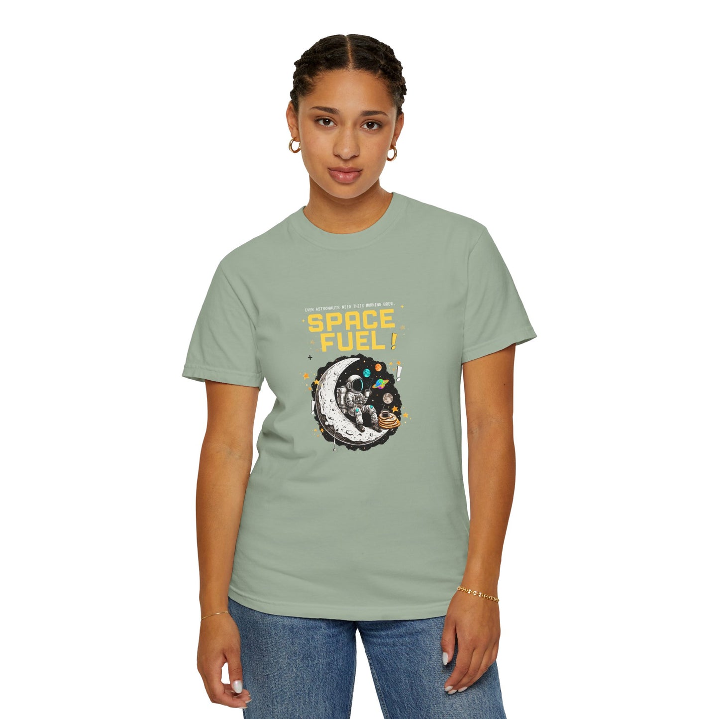 Space Fuel Unisex Garment-Dyed T-shirt