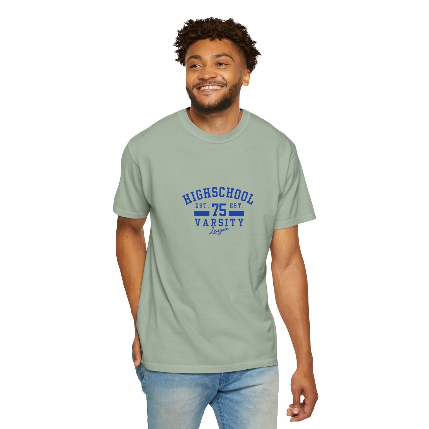 High School Varsity League Unisex Garment-Dyed T-shirt