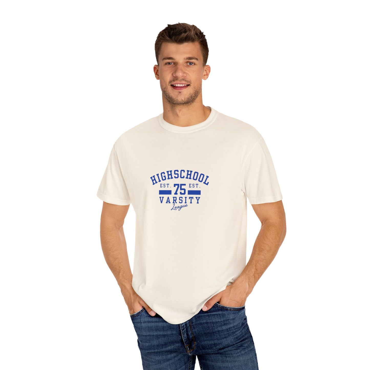High School Varsity League Unisex Garment-Dyed T-shirt
