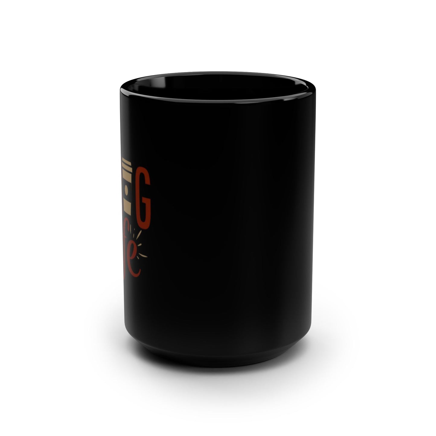 Mug Life Black Mug, 15oz
