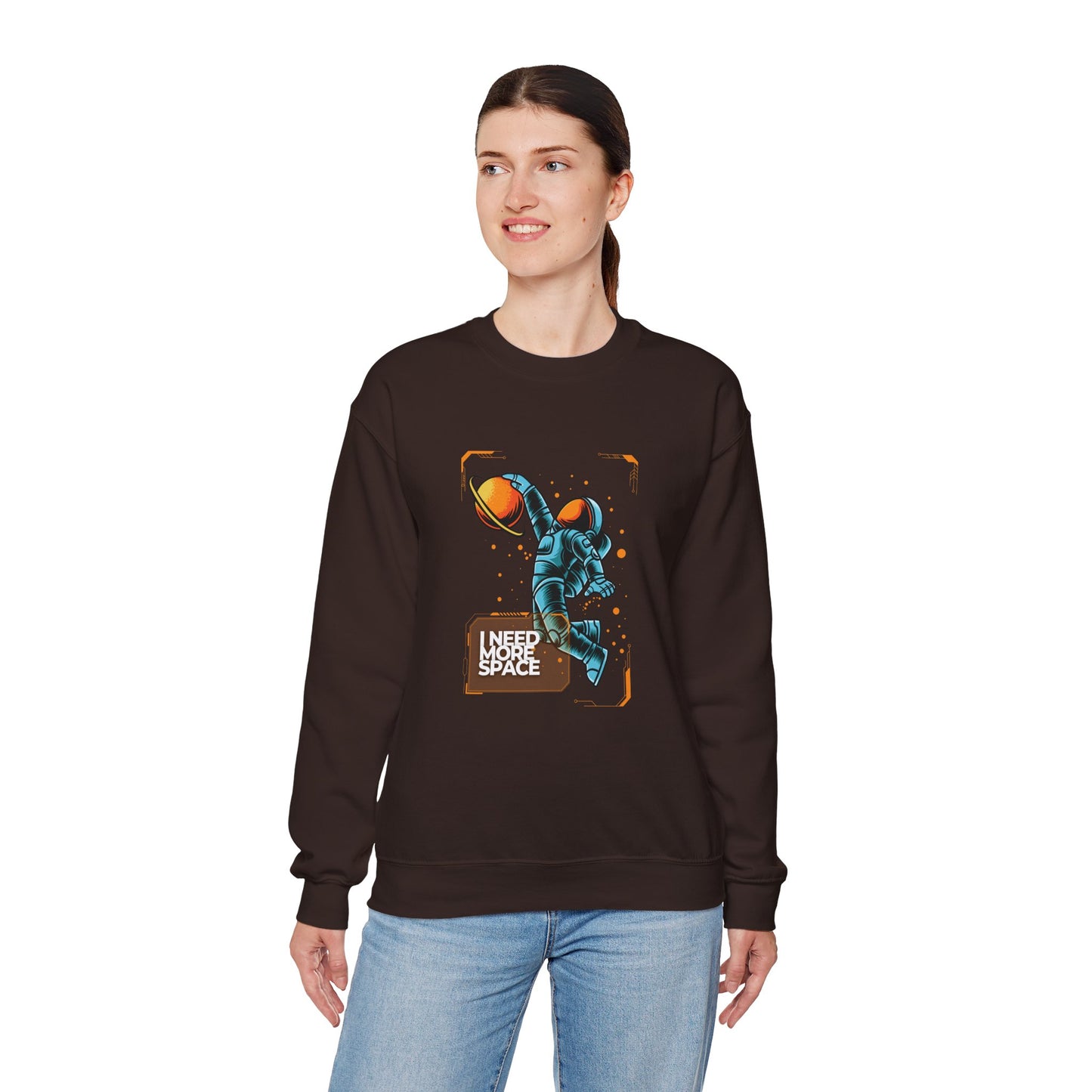 I Need More Space Unisex Heavy Blend™ Crewneck Sweatshirt