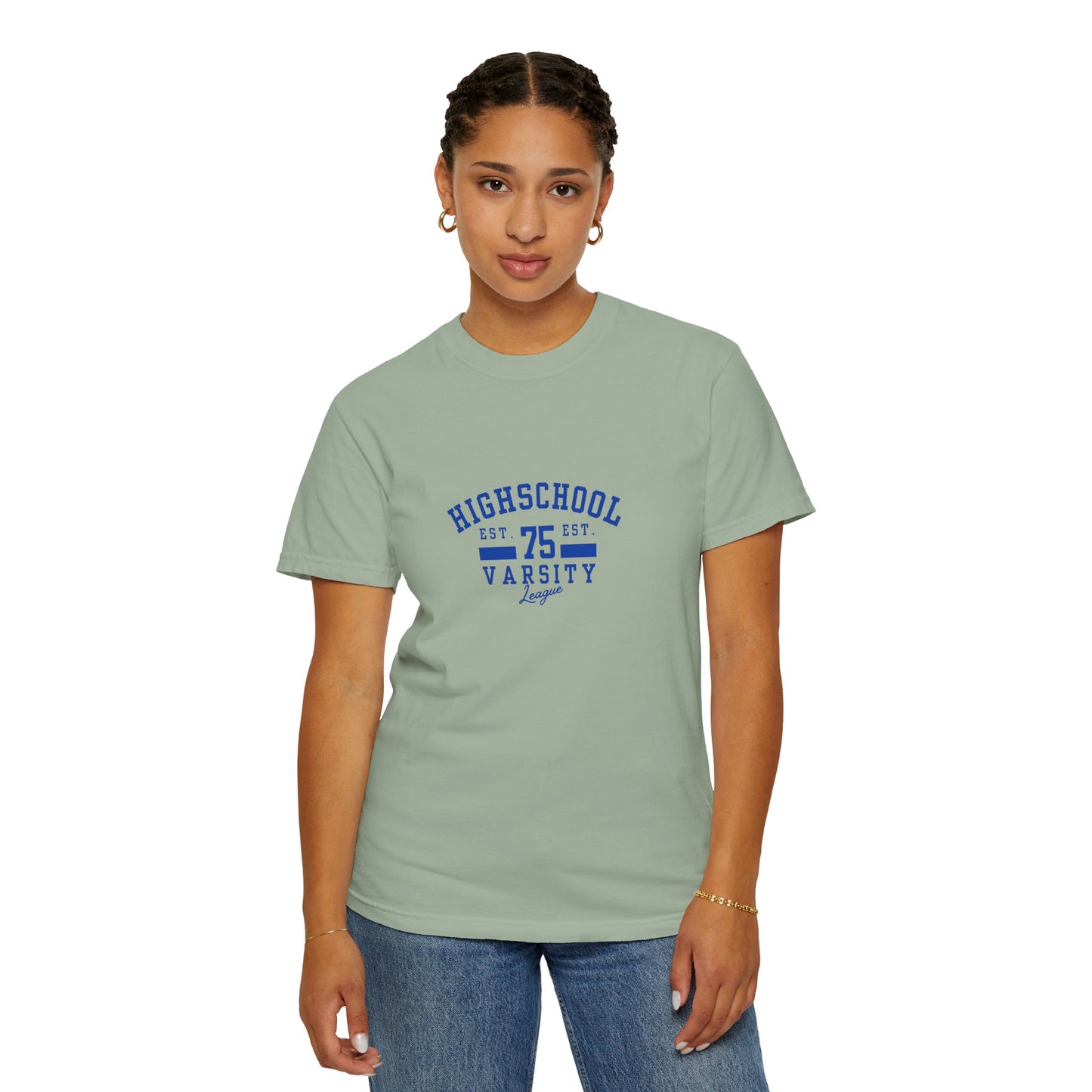High School Varsity League Unisex Garment-Dyed T-shirt