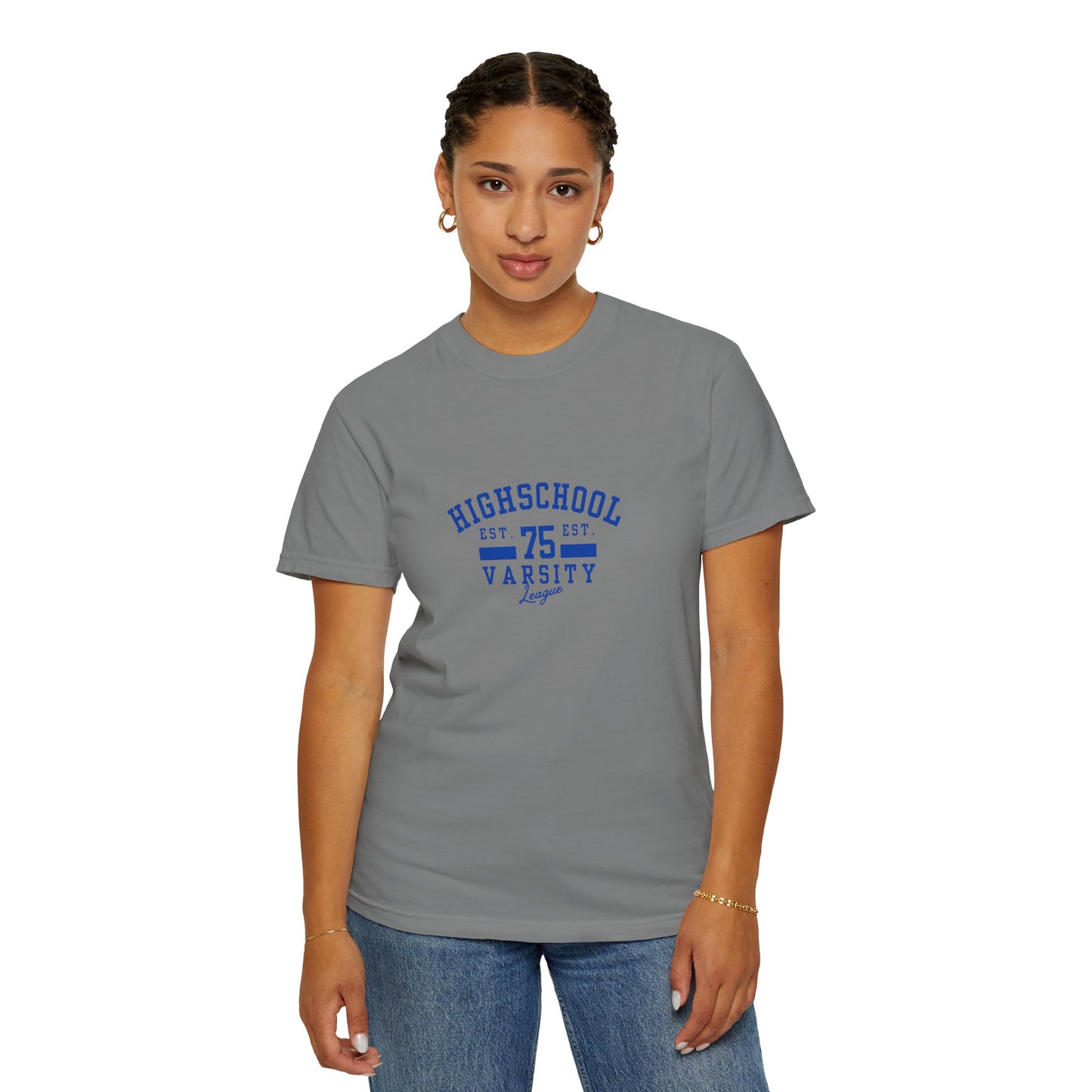 High School Varsity League Unisex Garment-Dyed T-shirt