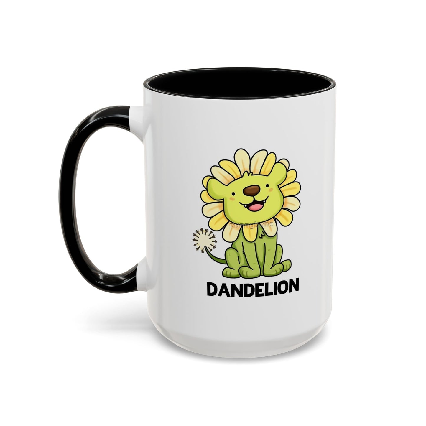 Dandelion Accent Coffee Mug (11, 15oz)