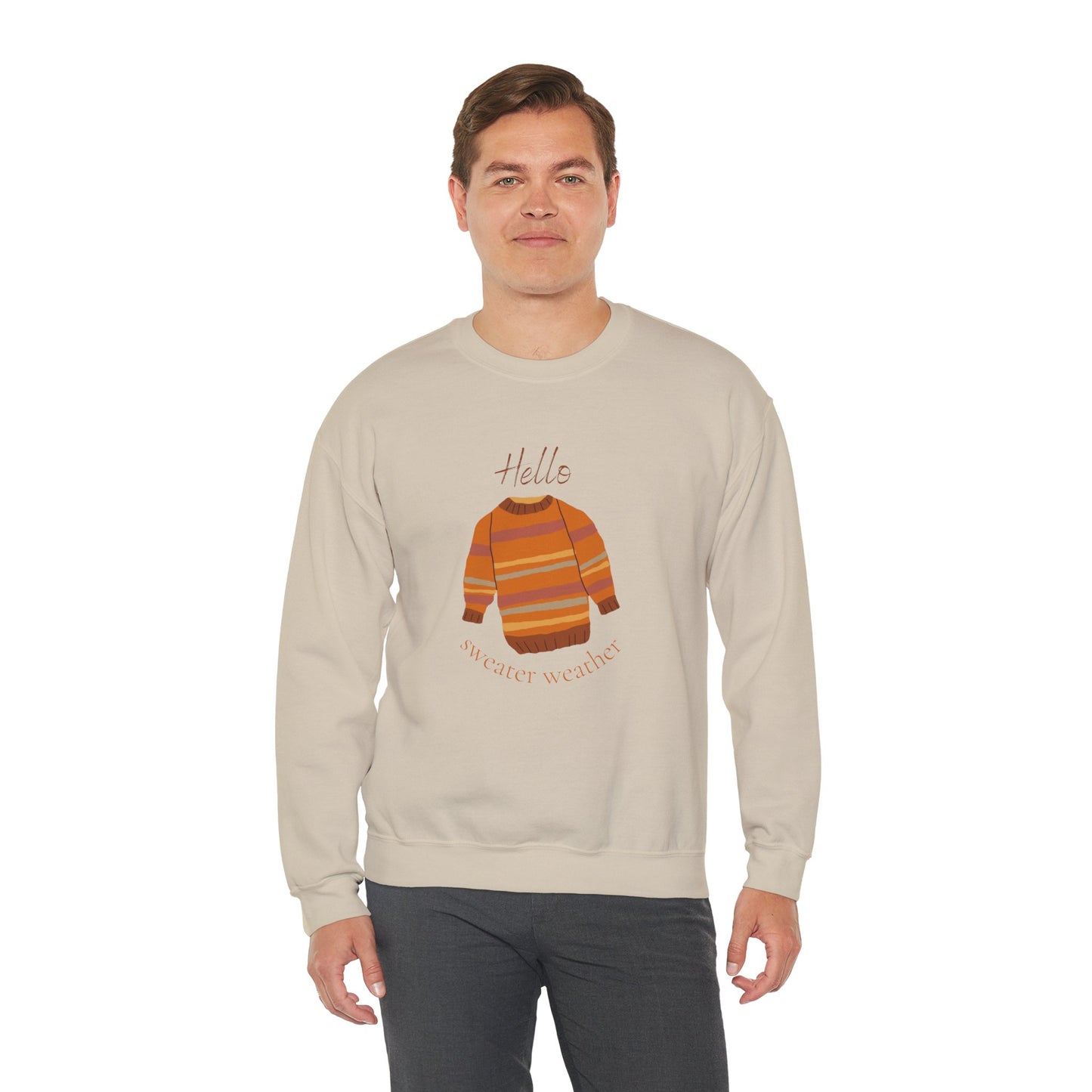 Hello Sweater Weather Unisex Heavy Blend™ Crewneck Sweatshirt