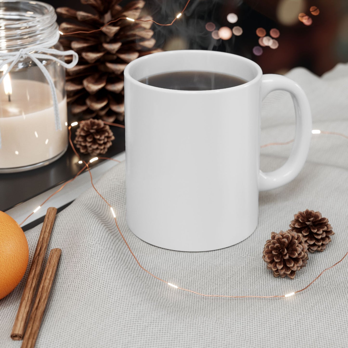 Sip & Smile Ceramic Mug, (11oz, 15oz)