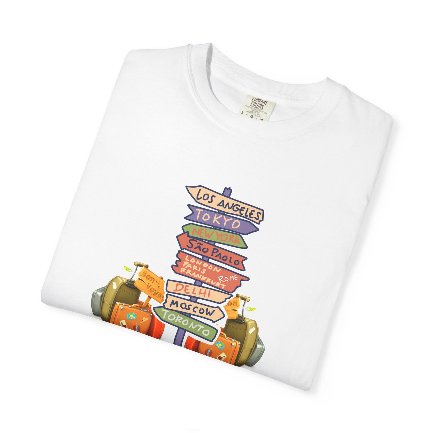 Travel Is Always A Good Idea Unisex Garment-Dyed T-shirt