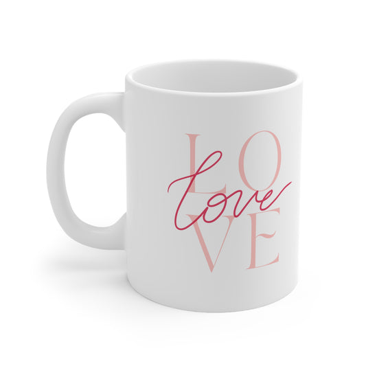 Valentine's Day Love Ceramic Coffee Mug, 11oz