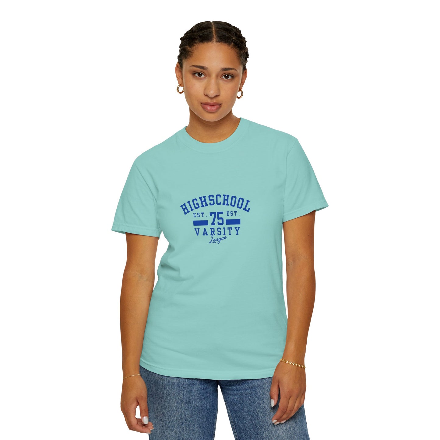 High School Varsity League Unisex Garment-Dyed T-shirt