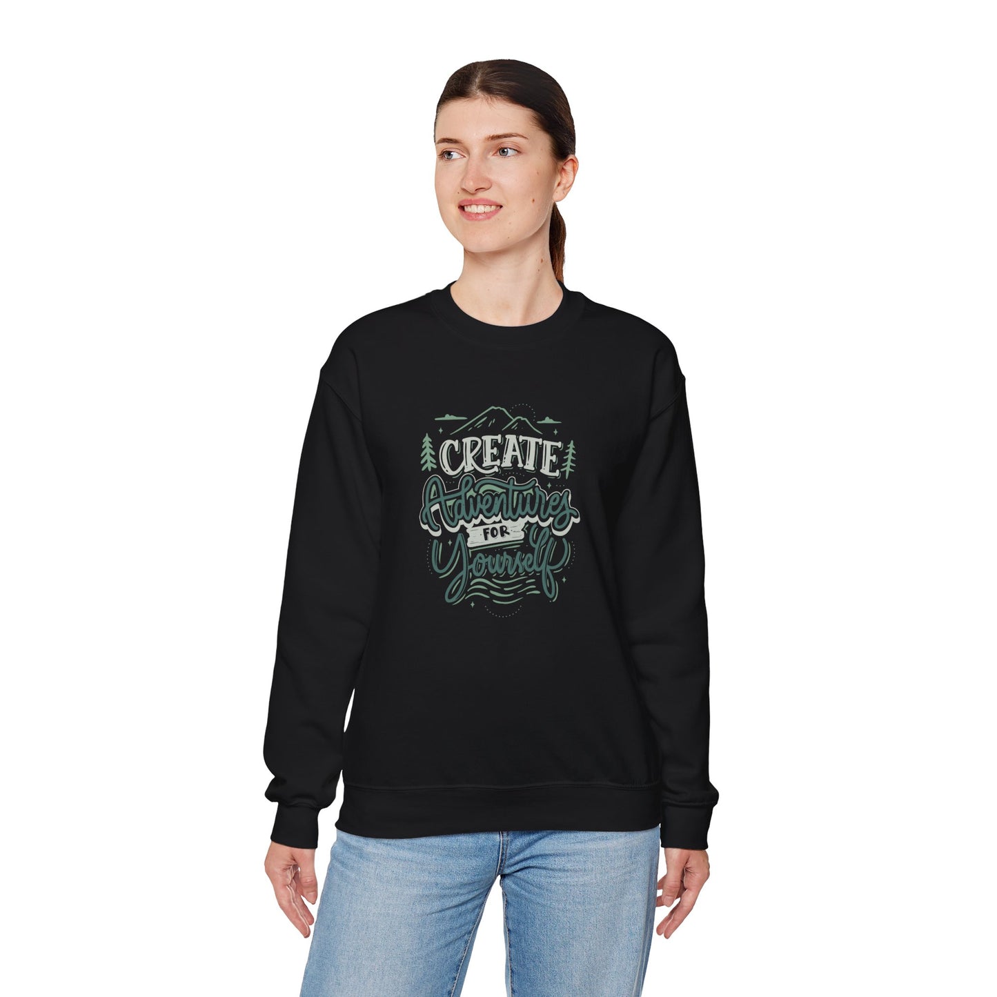 Create Adventure For Yourself Unisex Heavy Blend™ Crewneck Sweatshirt