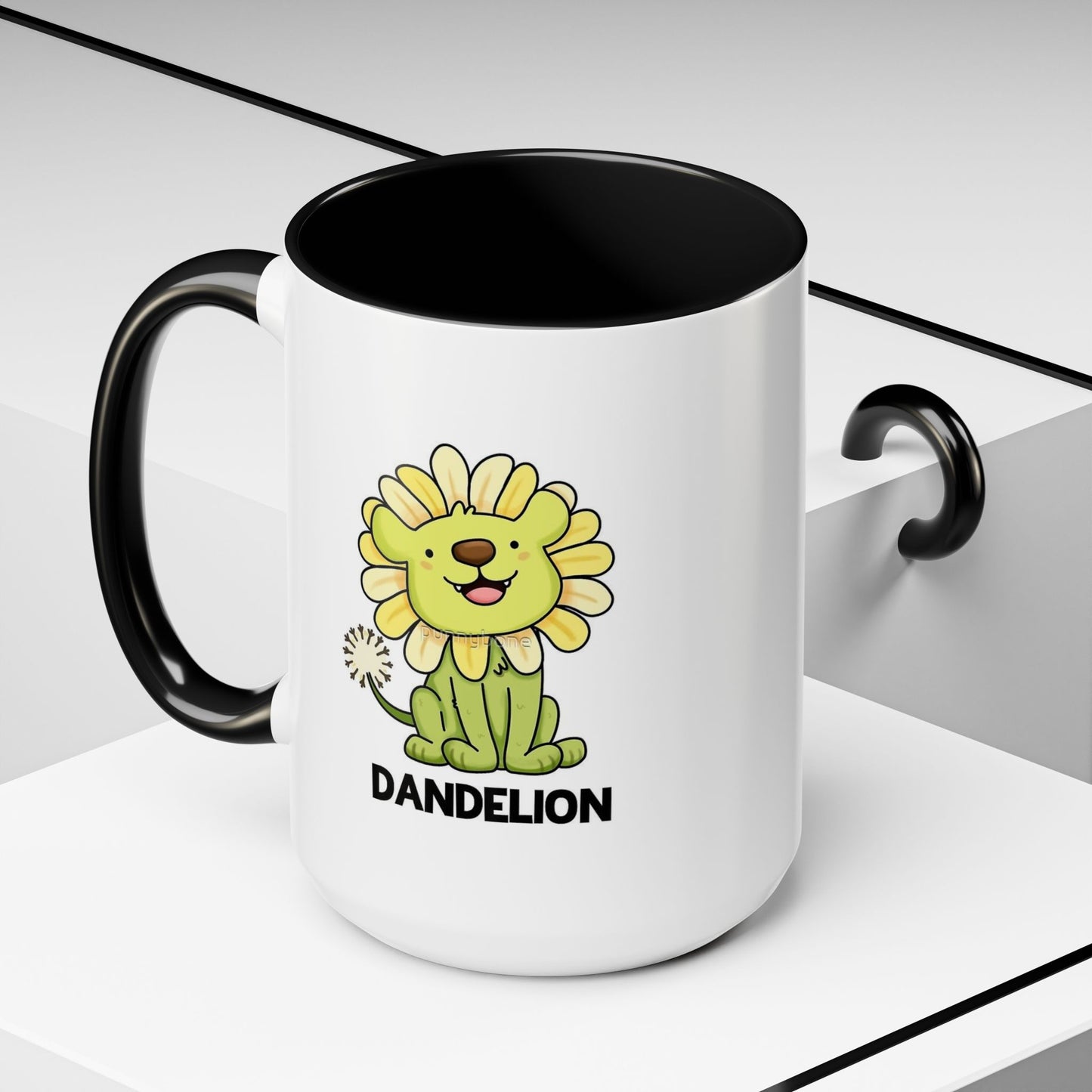 Dandelion Accent Coffee Mug (11, 15oz)