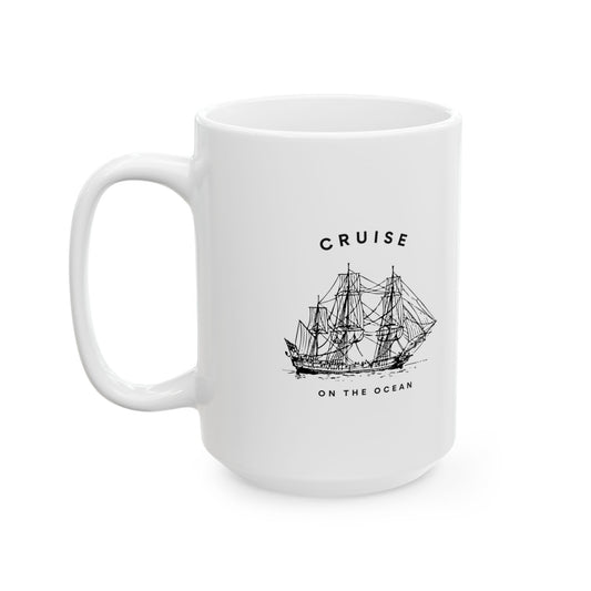 Cruise Ceramic Mug, (11oz, 15oz)