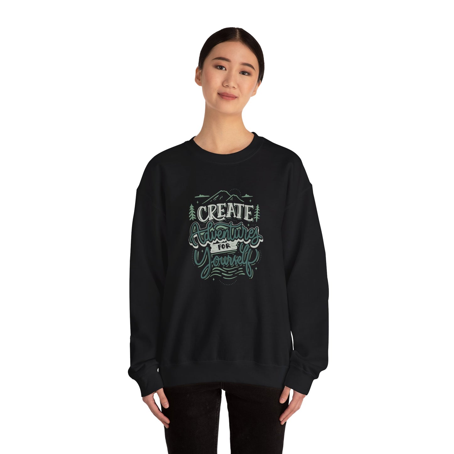 Create Adventure For Yourself Unisex Heavy Blend™ Crewneck Sweatshirt