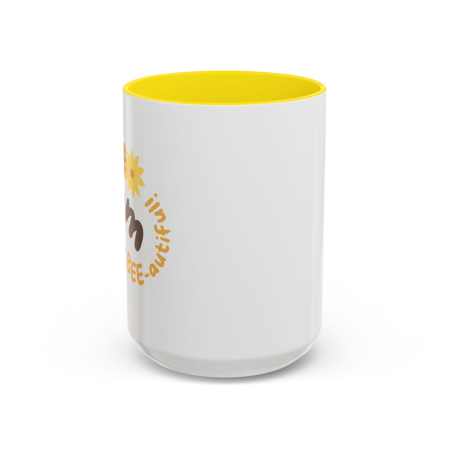 My Mom Is Bee - autiful Accent Coffee Mug (11, 15oz)