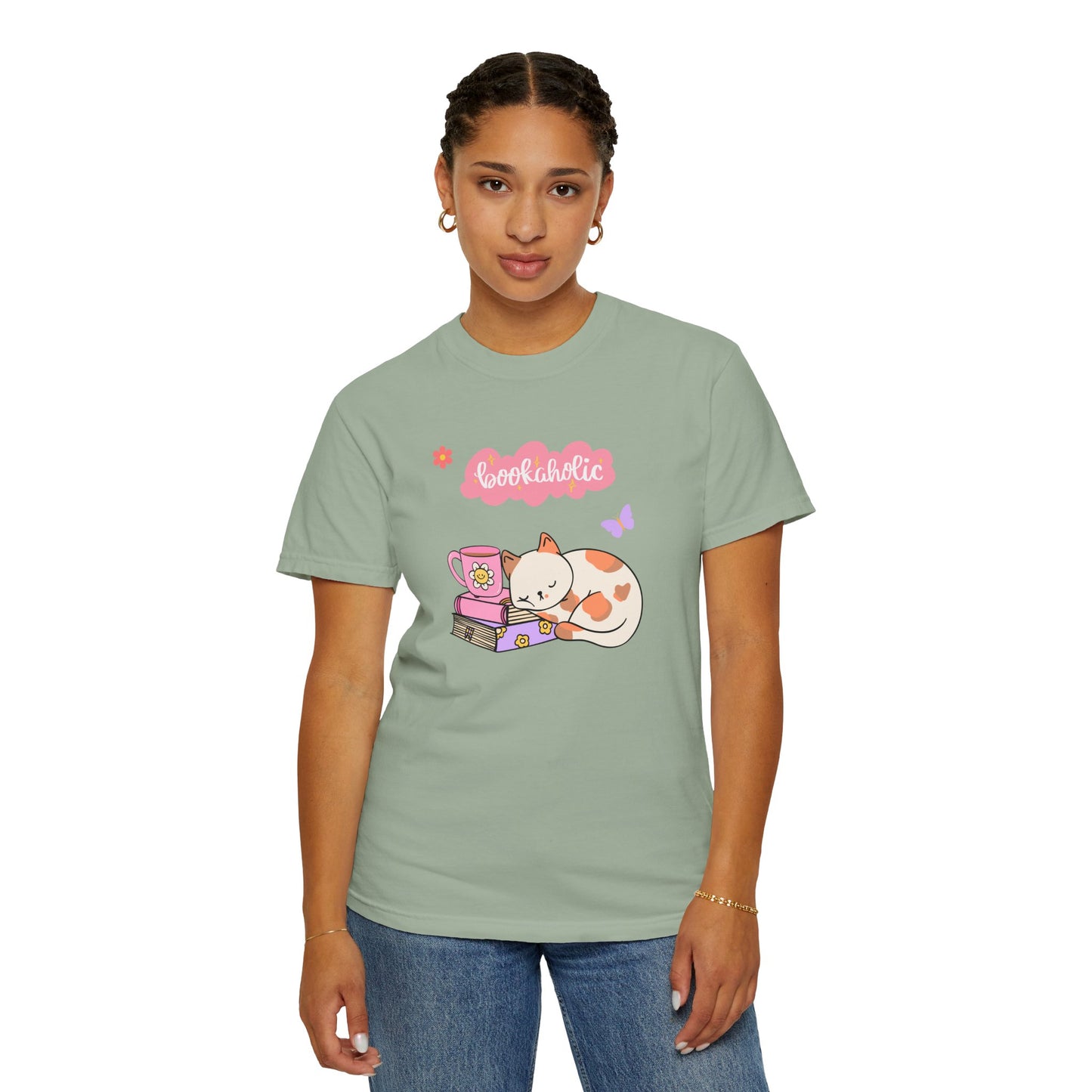 Bookaholic Unisex Garment-Dyed T-shirt