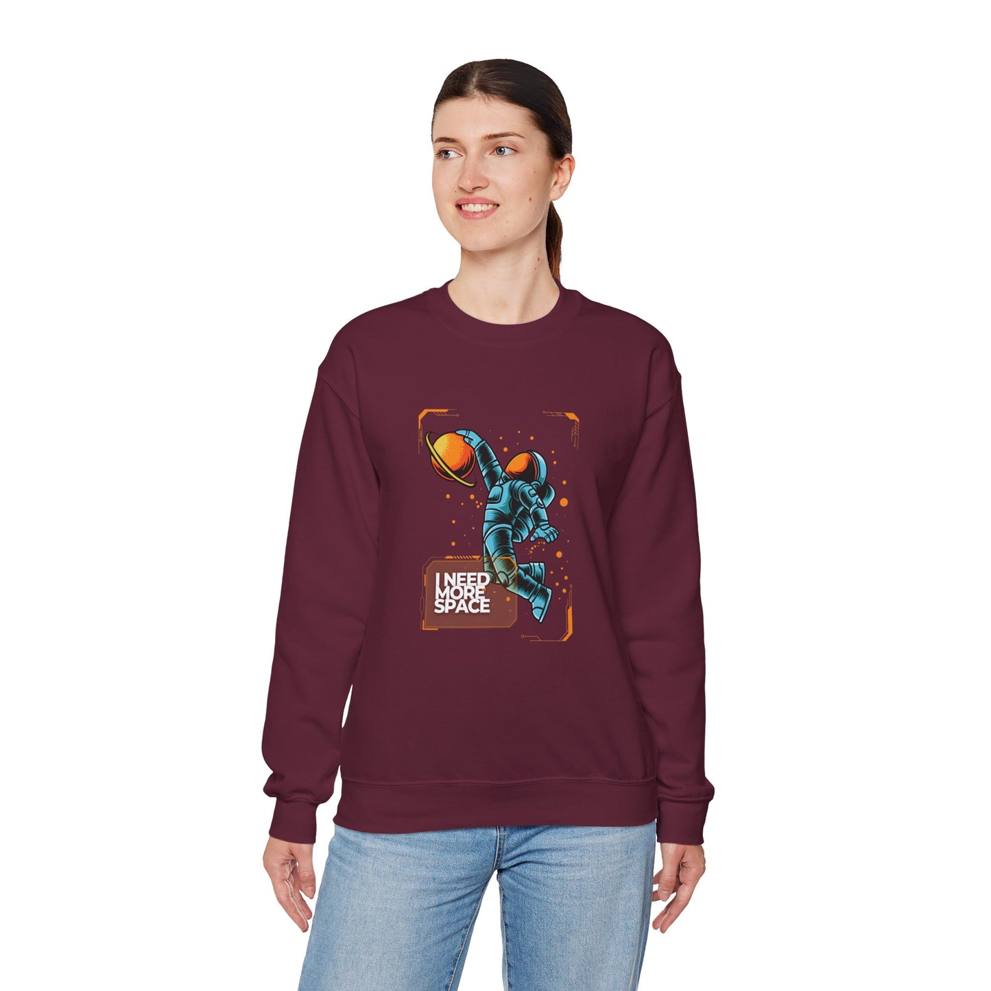 I Need More Space Unisex Heavy Blend™ Crewneck Sweatshirt