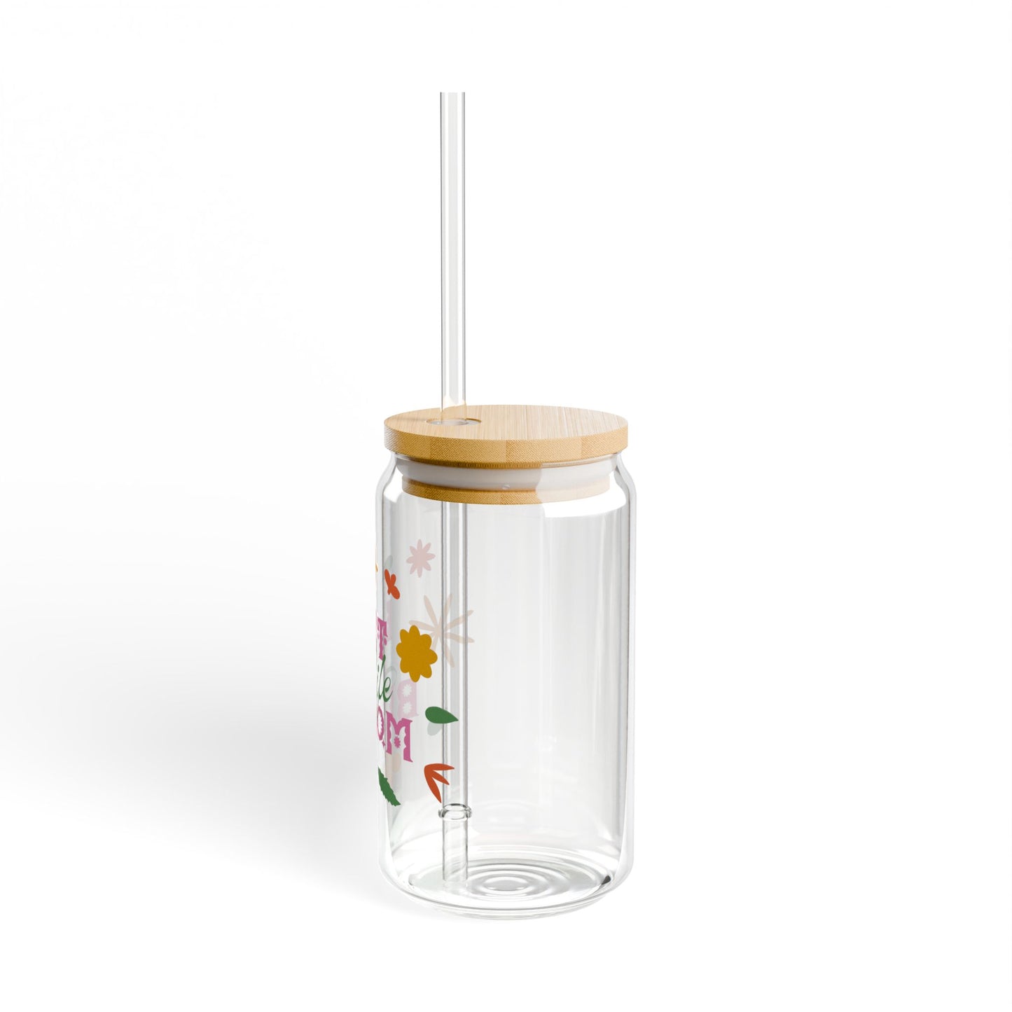 Let Life Bloom Sipper Glass, 16oz