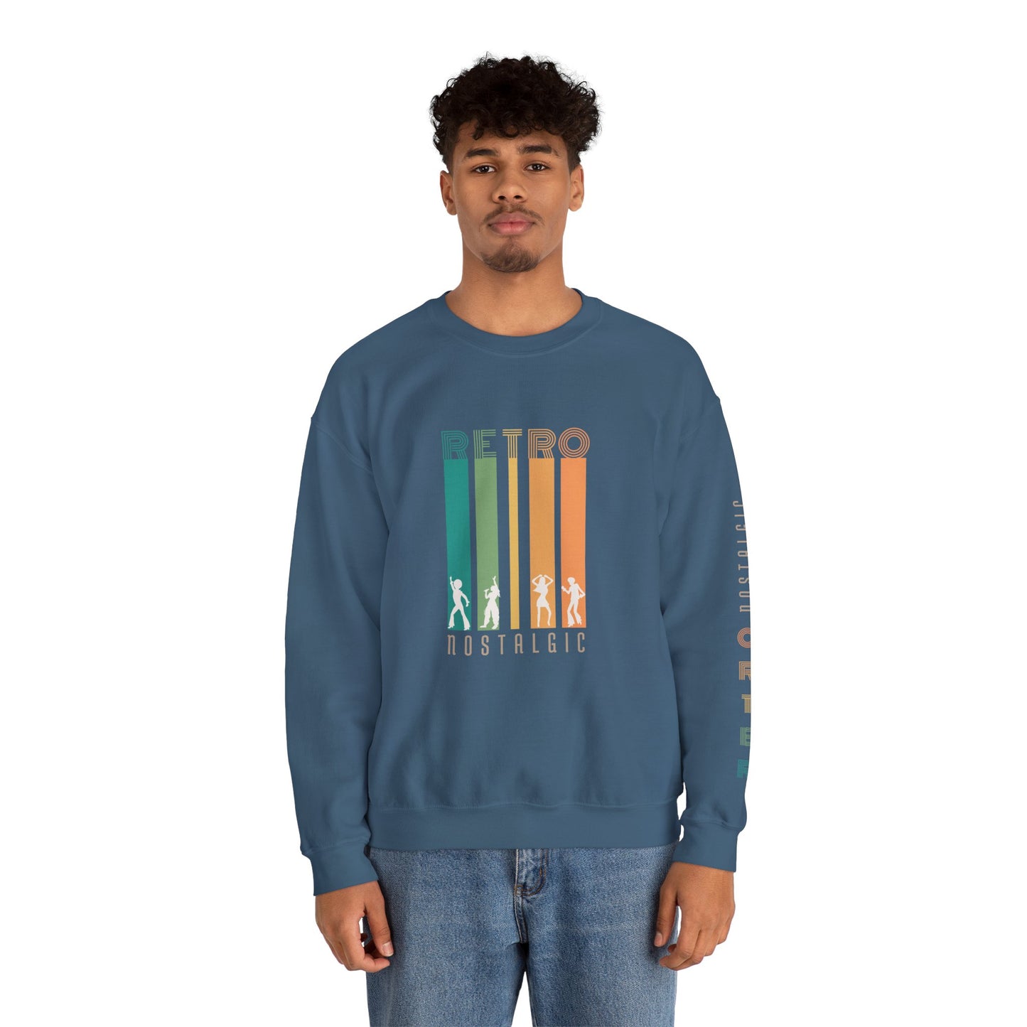 Retro Nostalgic Unisex Heavy Blend™ Crewneck Sweatshirt