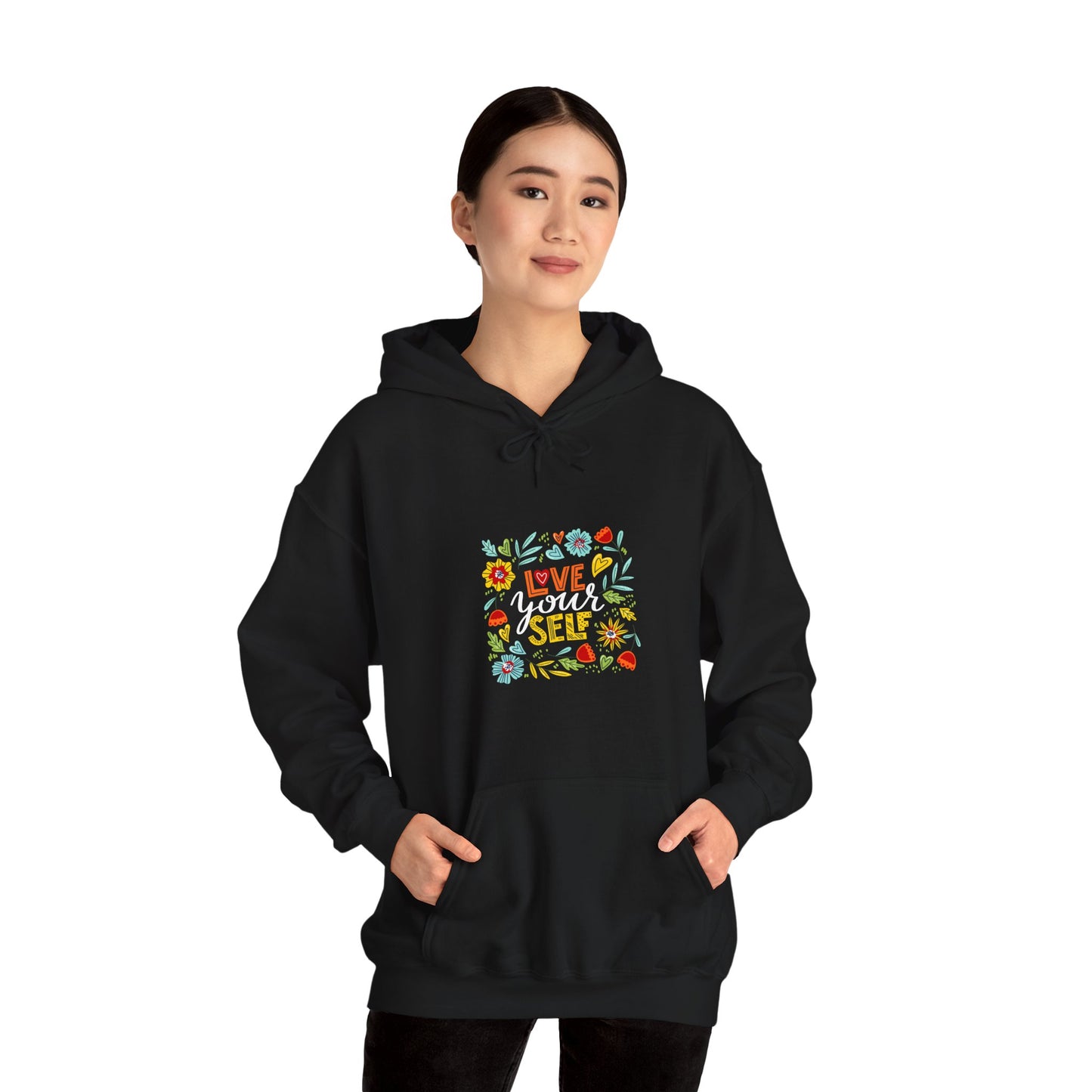 Love Yourself Unisex Heavy Blend™ Hooded Sweatshirt