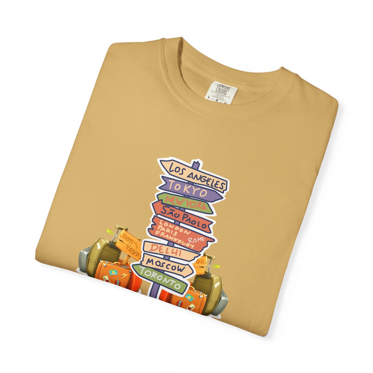 Travel Is Always A Good Idea Unisex Garment-Dyed T-shirt
