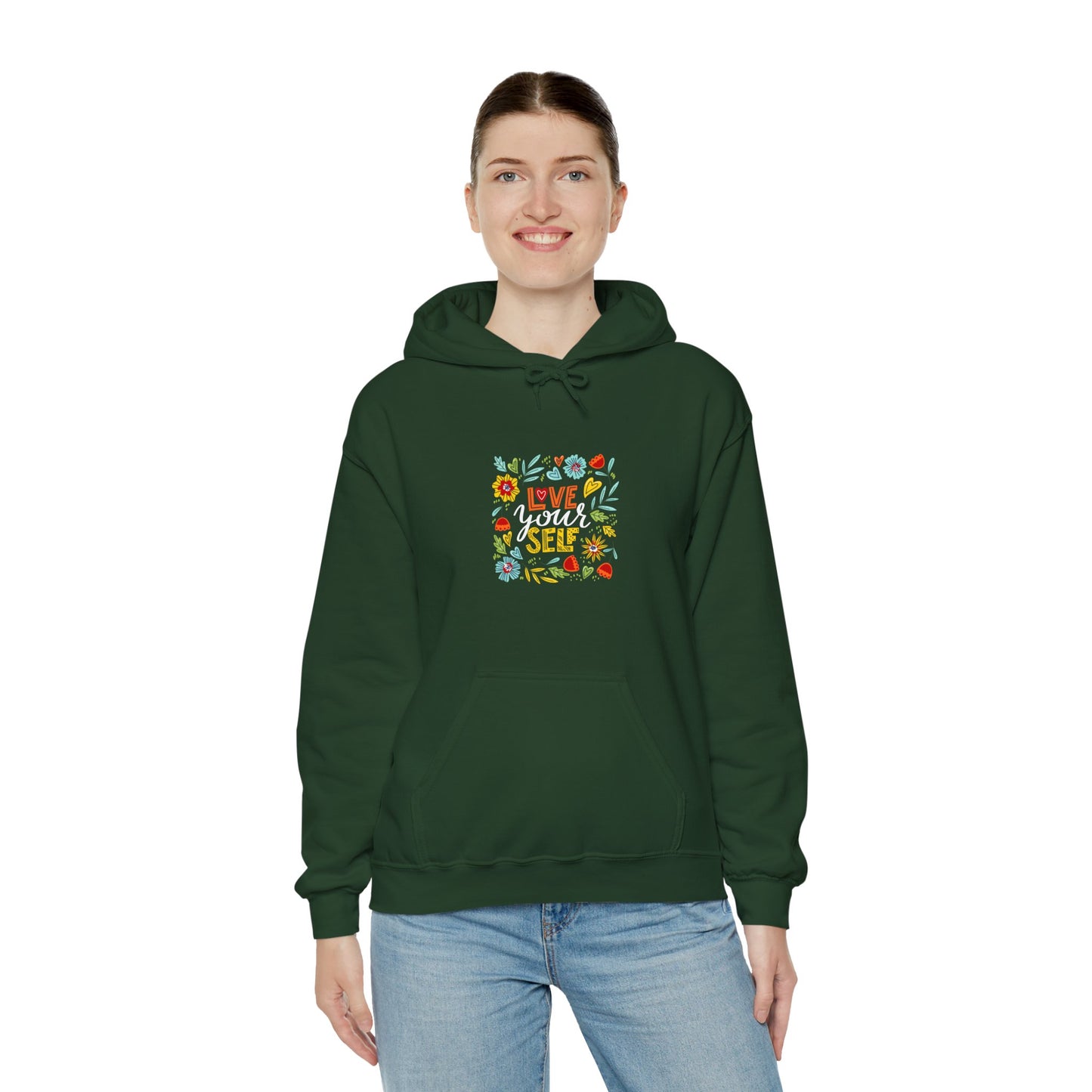 Love Yourself Unisex Heavy Blend™ Hooded Sweatshirt