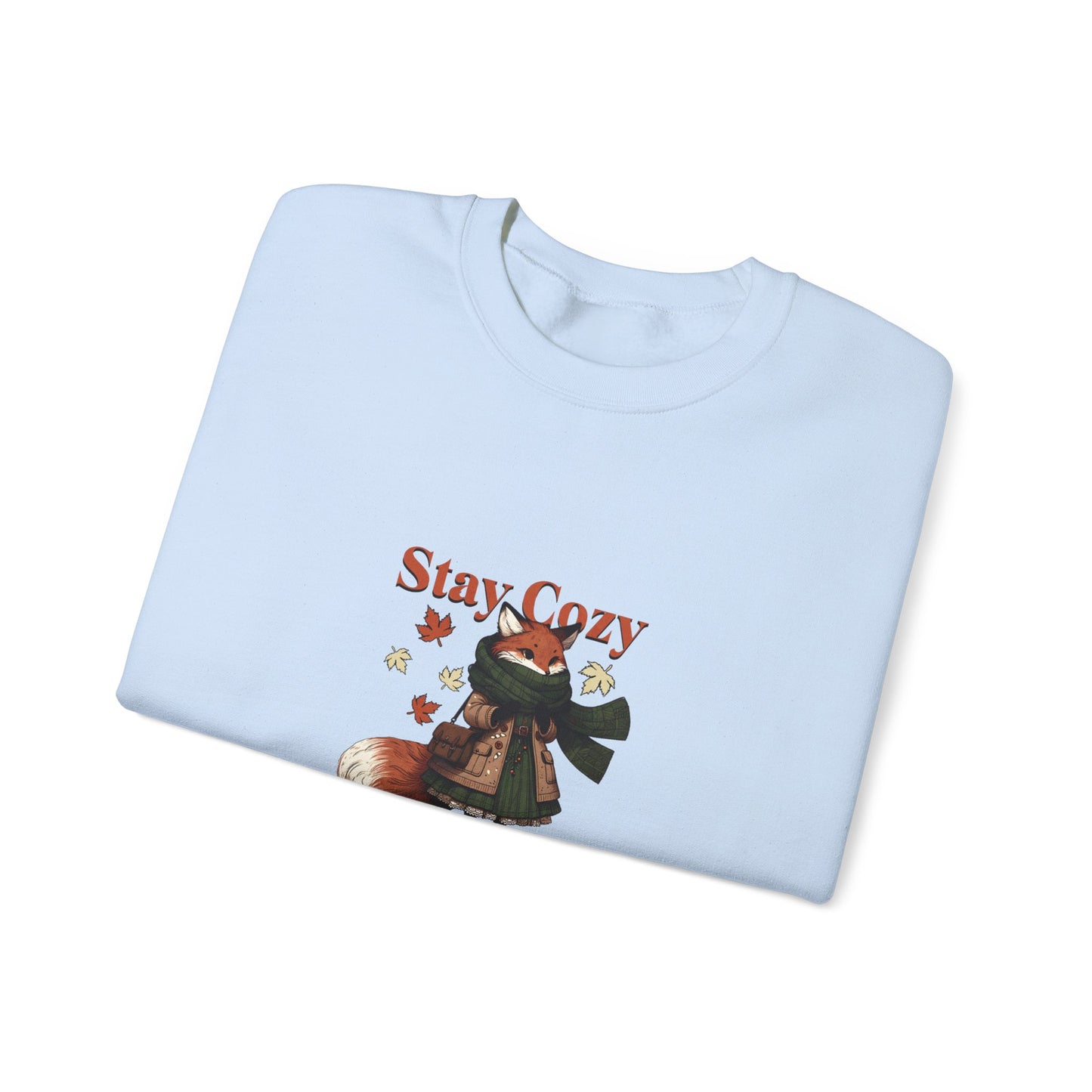 Stay Cozy Stay Foxy  Women's Heavy Blend™ Crewneck Sweatshirt