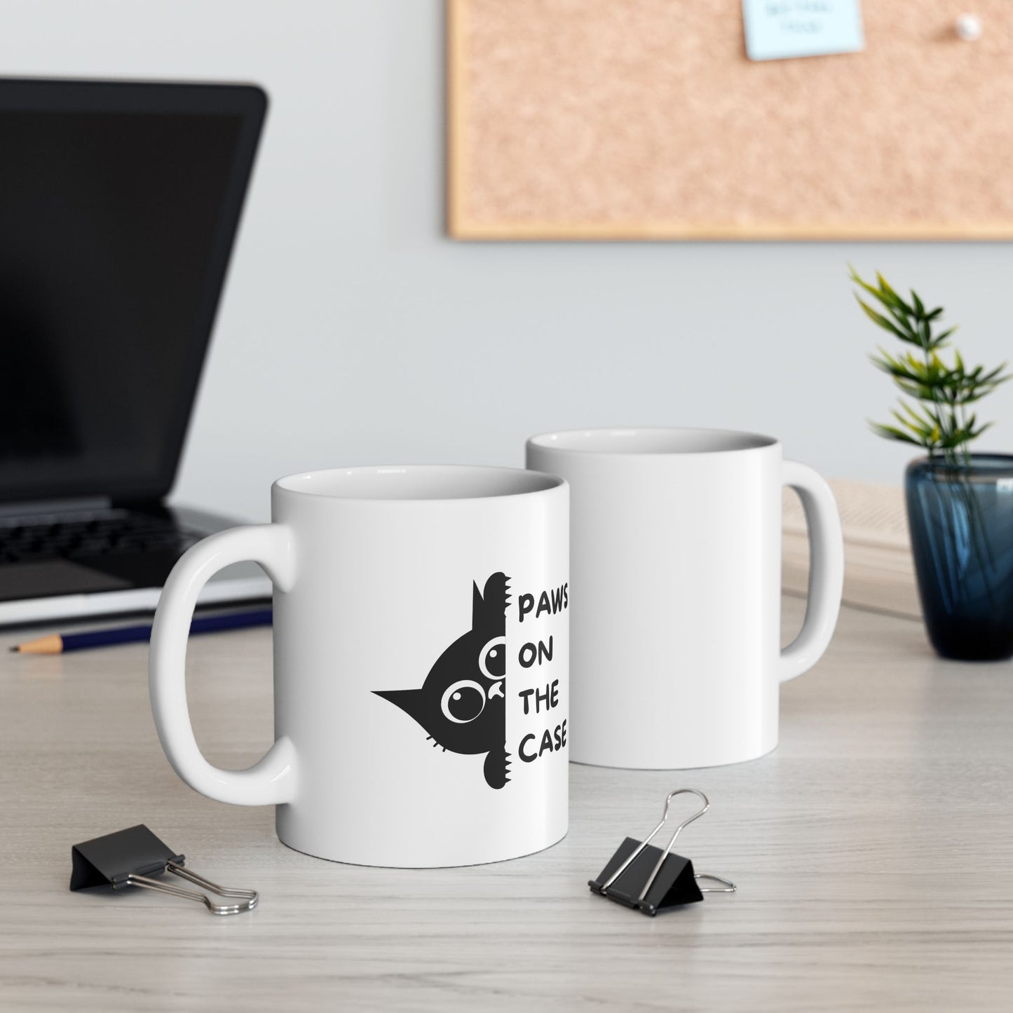 Paws On The Case Ceramic Mug, (11oz, 15oz)