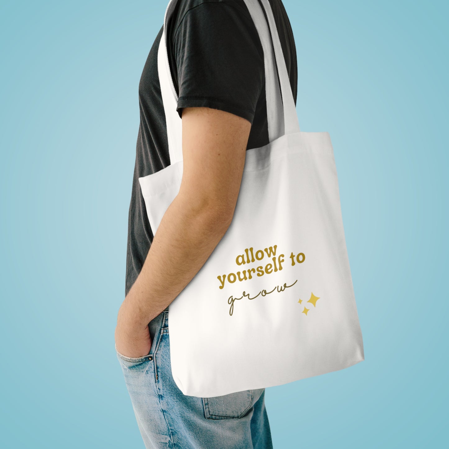 Allow Yourself to Grow Cotton Tote Bag