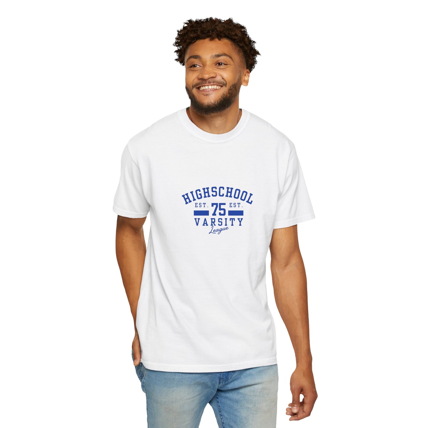 High School Varsity League Unisex Garment-Dyed T-shirt