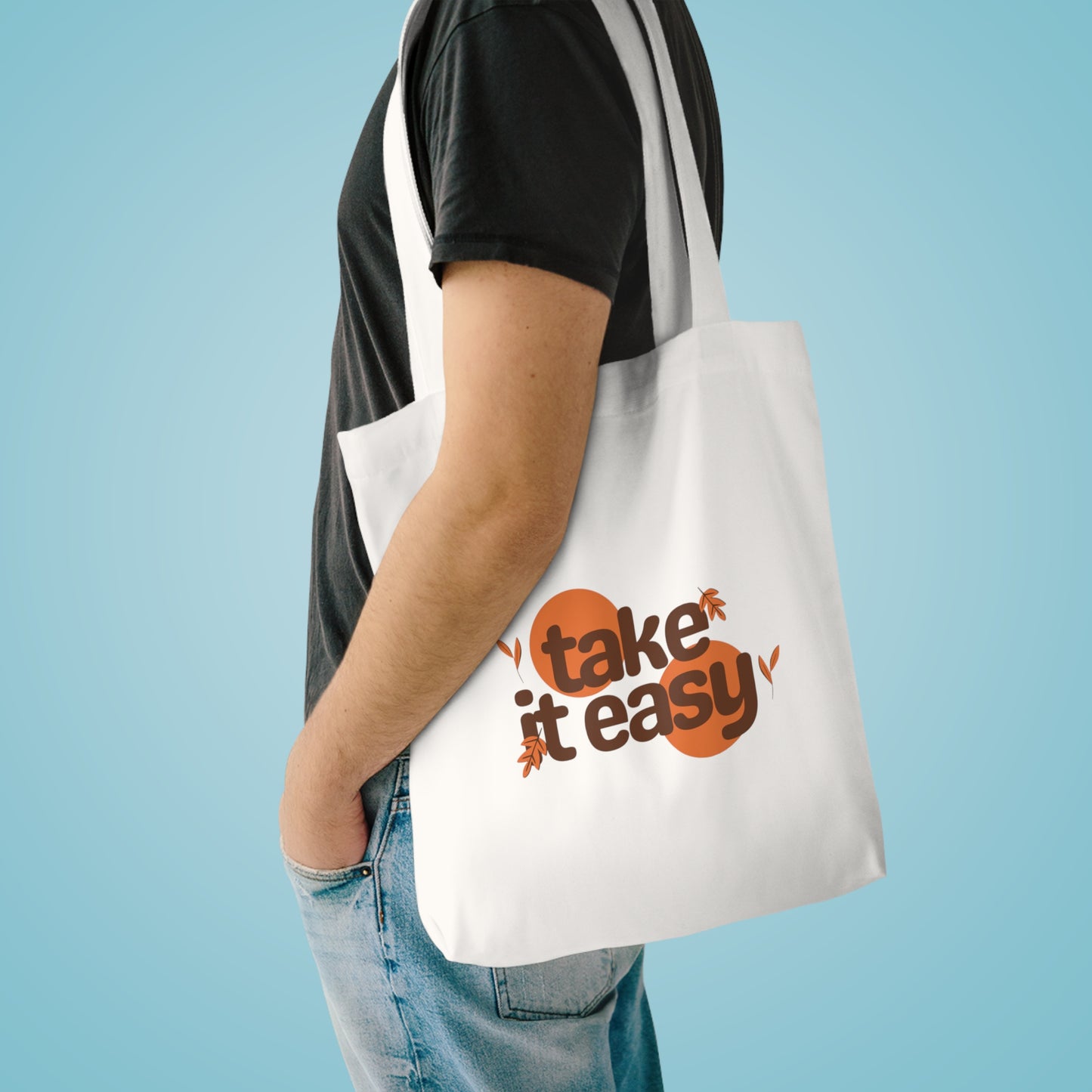 Take It Easy Cotton Tote Bag