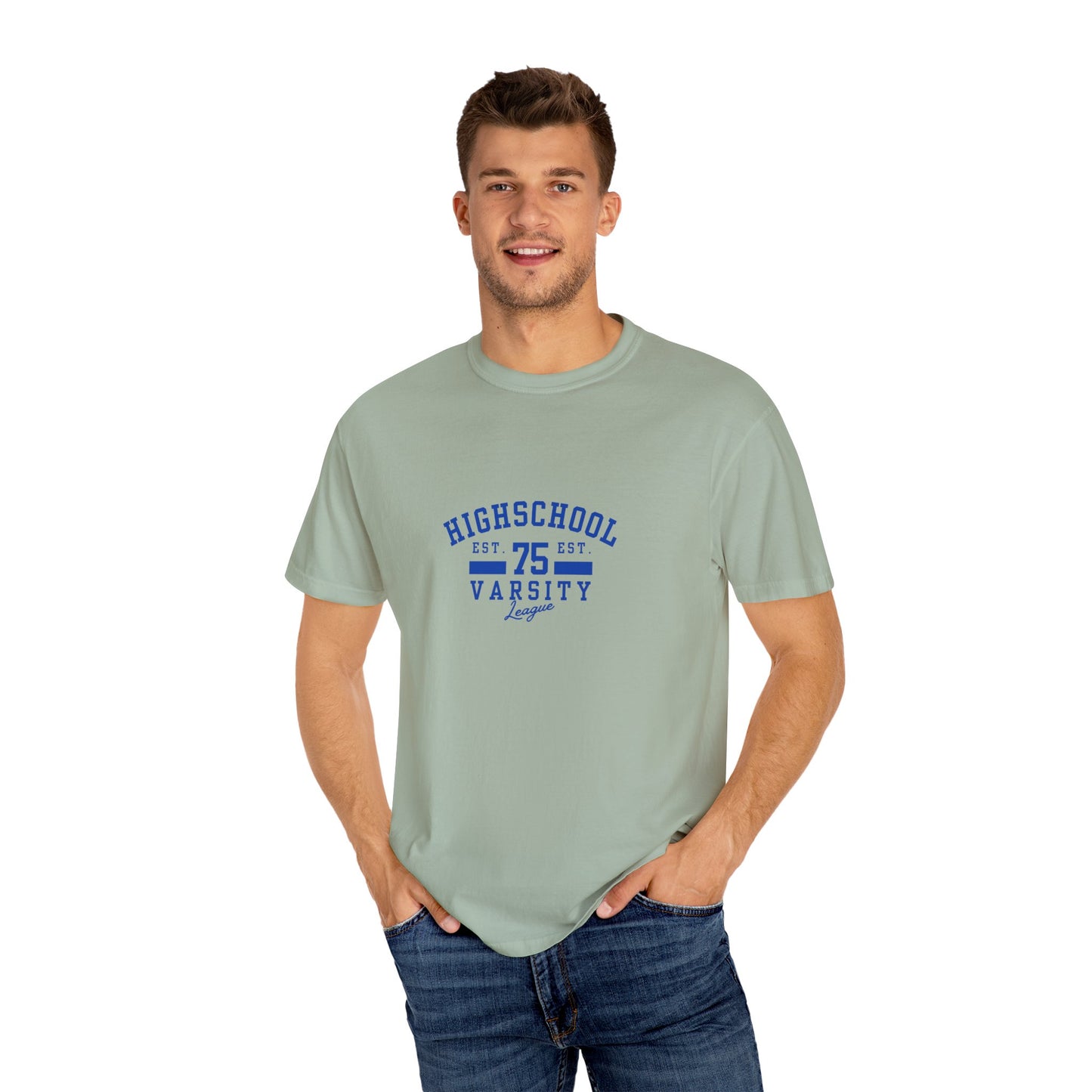 High School Varsity League Unisex Garment-Dyed T-shirt