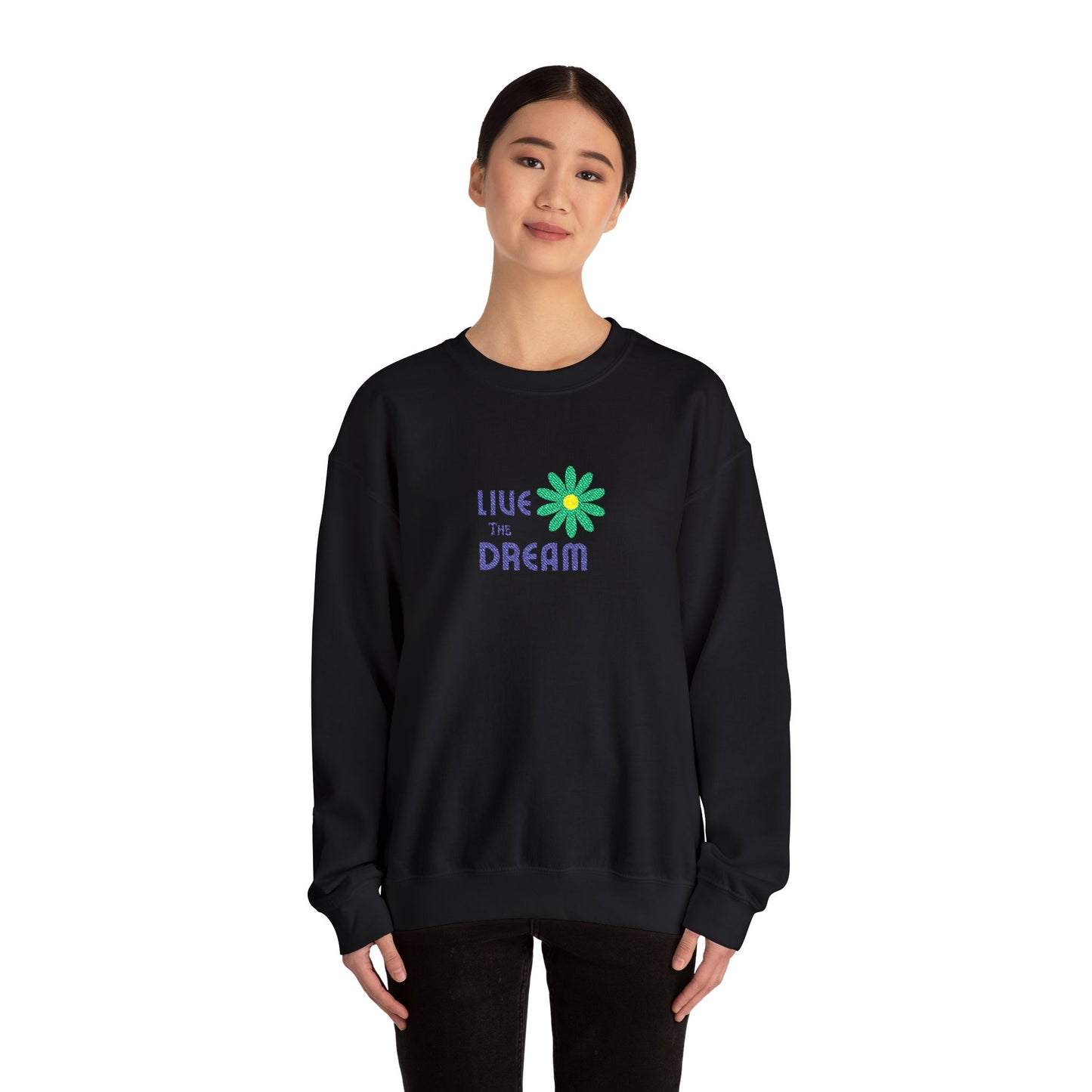 Live The Dream Unisex Heavy Blend™ Crewneck Sweatshirt