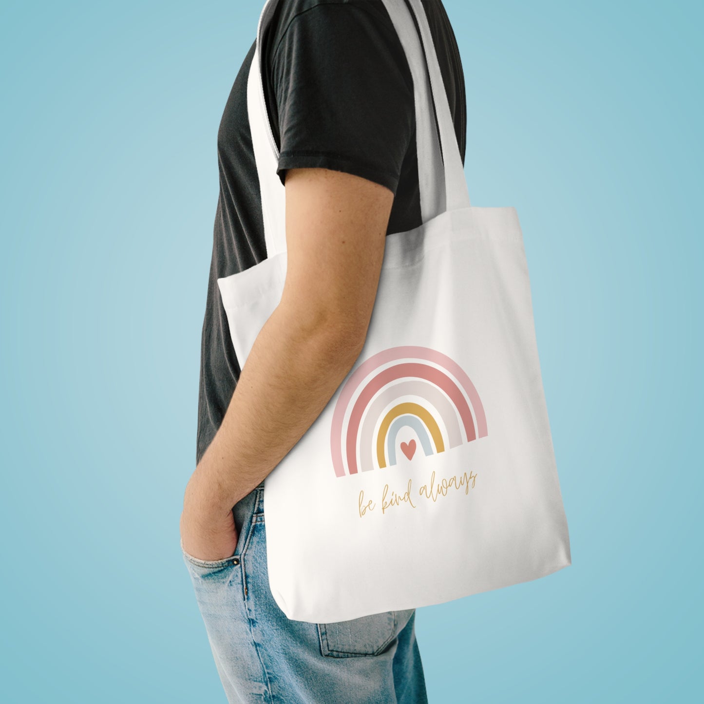 Rainbow Cotton Tote Bag