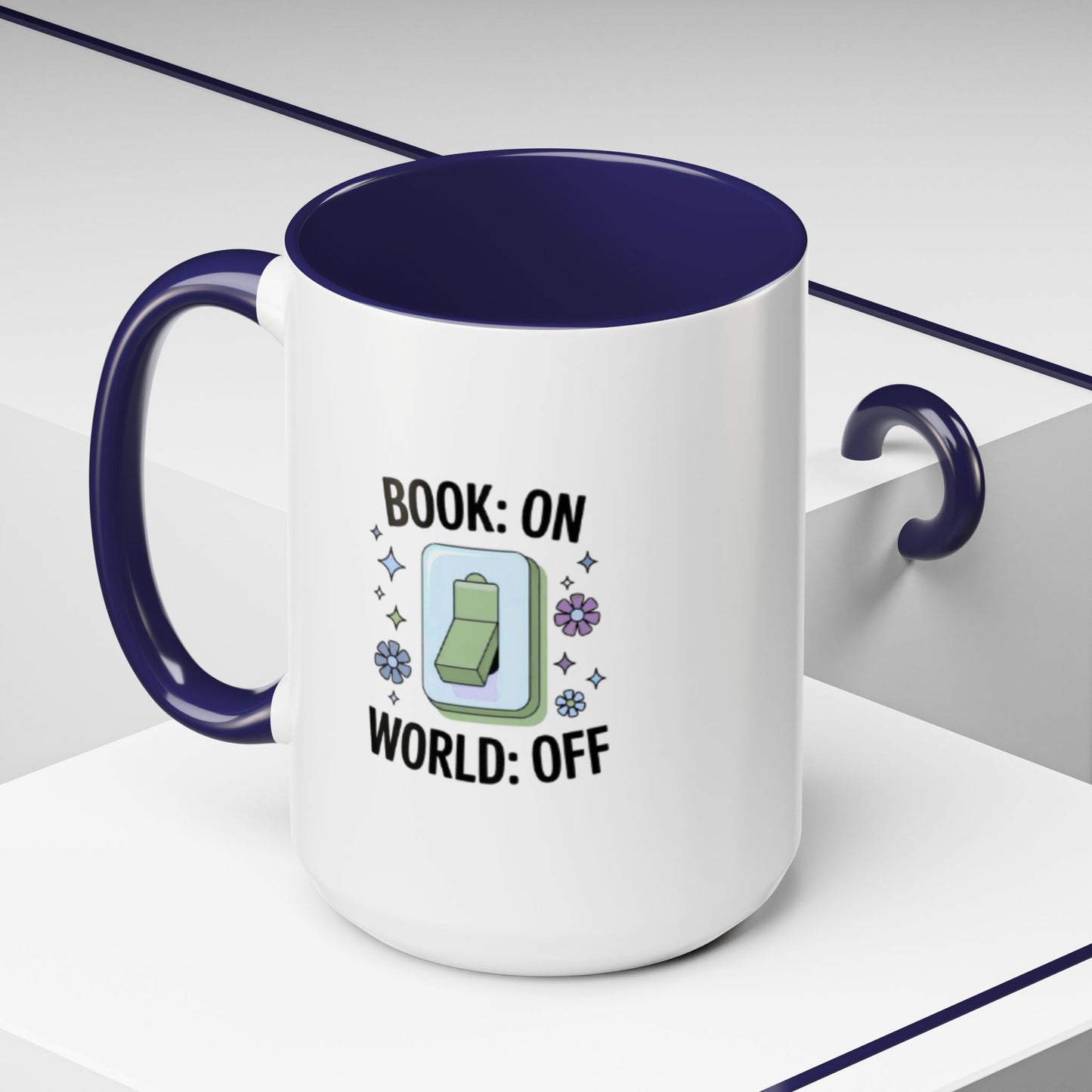 Book On World Off Accent Coffee Mug (11, 15oz)