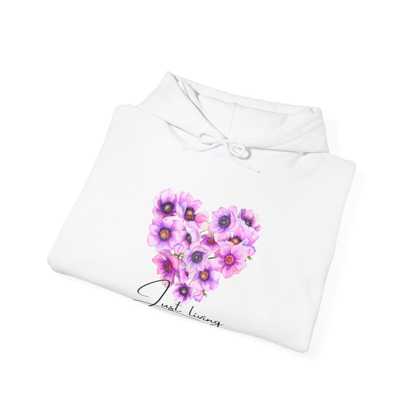Just Living My Best Life Heavy Women's Blend™ Hooded Sweatshirt