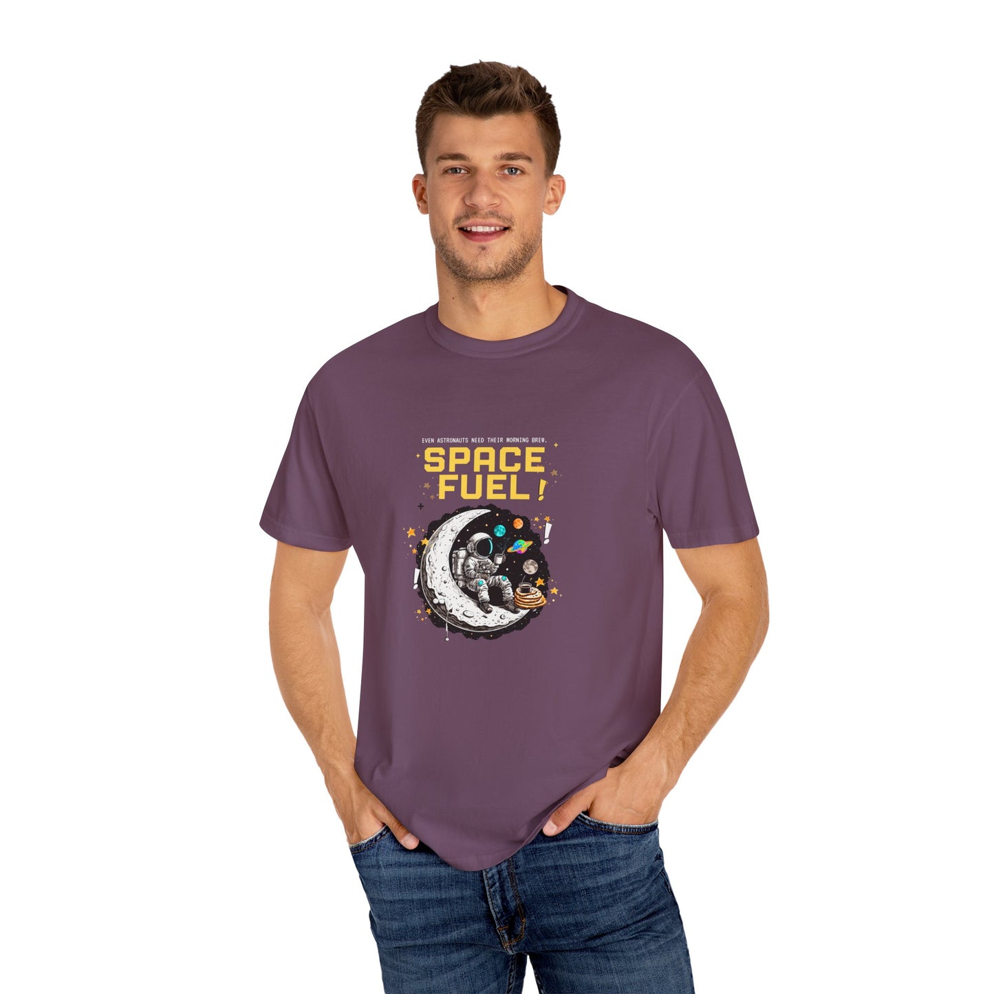 Space Fuel Unisex Garment-Dyed T-shirt