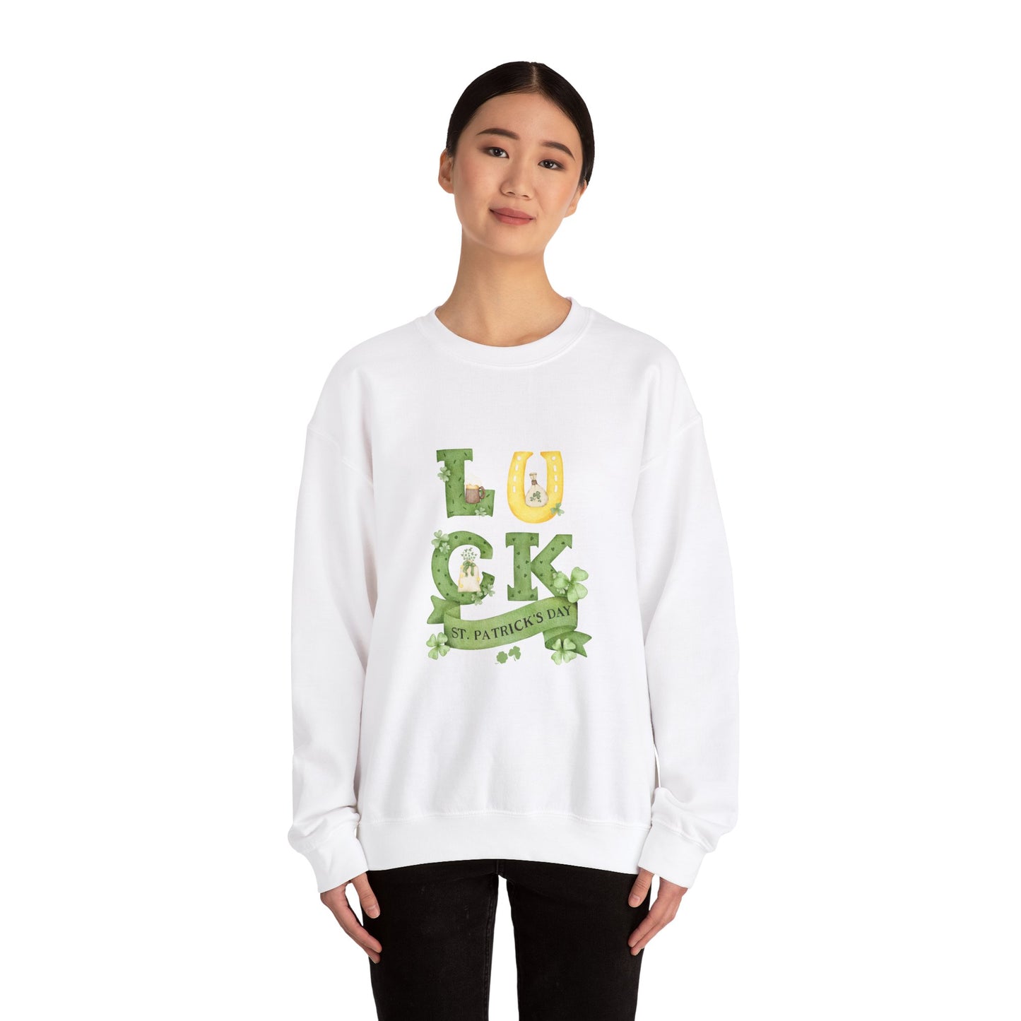 Luck Unisex Heavy Blend™ Crewneck Sweatshirt