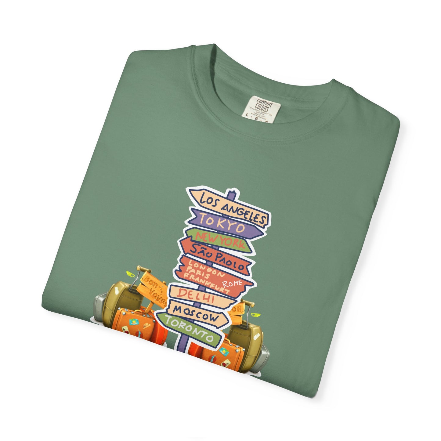 Travel Is Always A Good Idea Unisex Garment-Dyed T-shirt