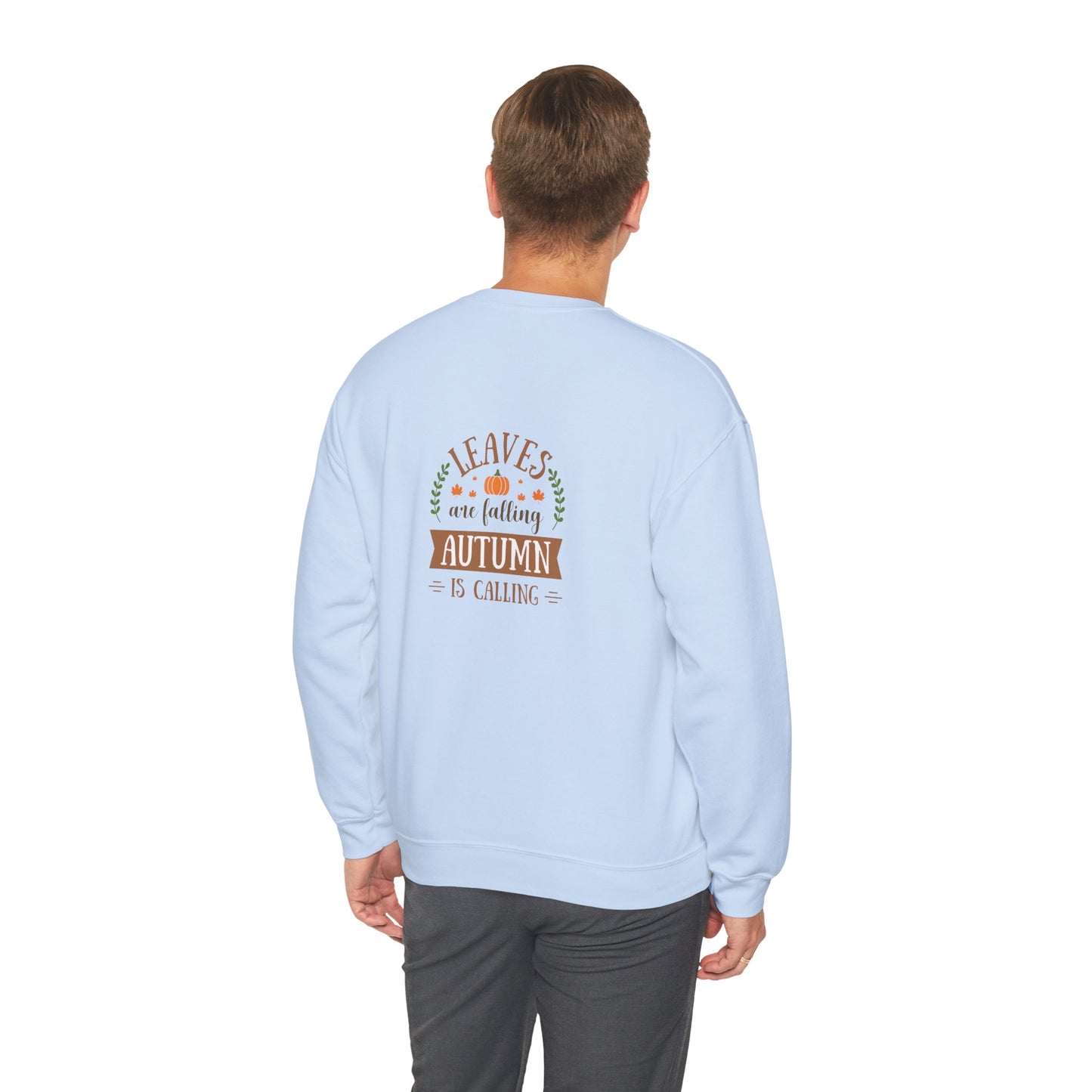 Leaves Are Falling Autumn Is Calling Unisex Heavy Blend™ Crewneck Sweatshirt