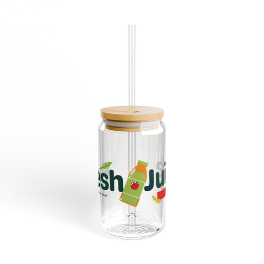 Fresh Juice Sipper Glass, 16oz