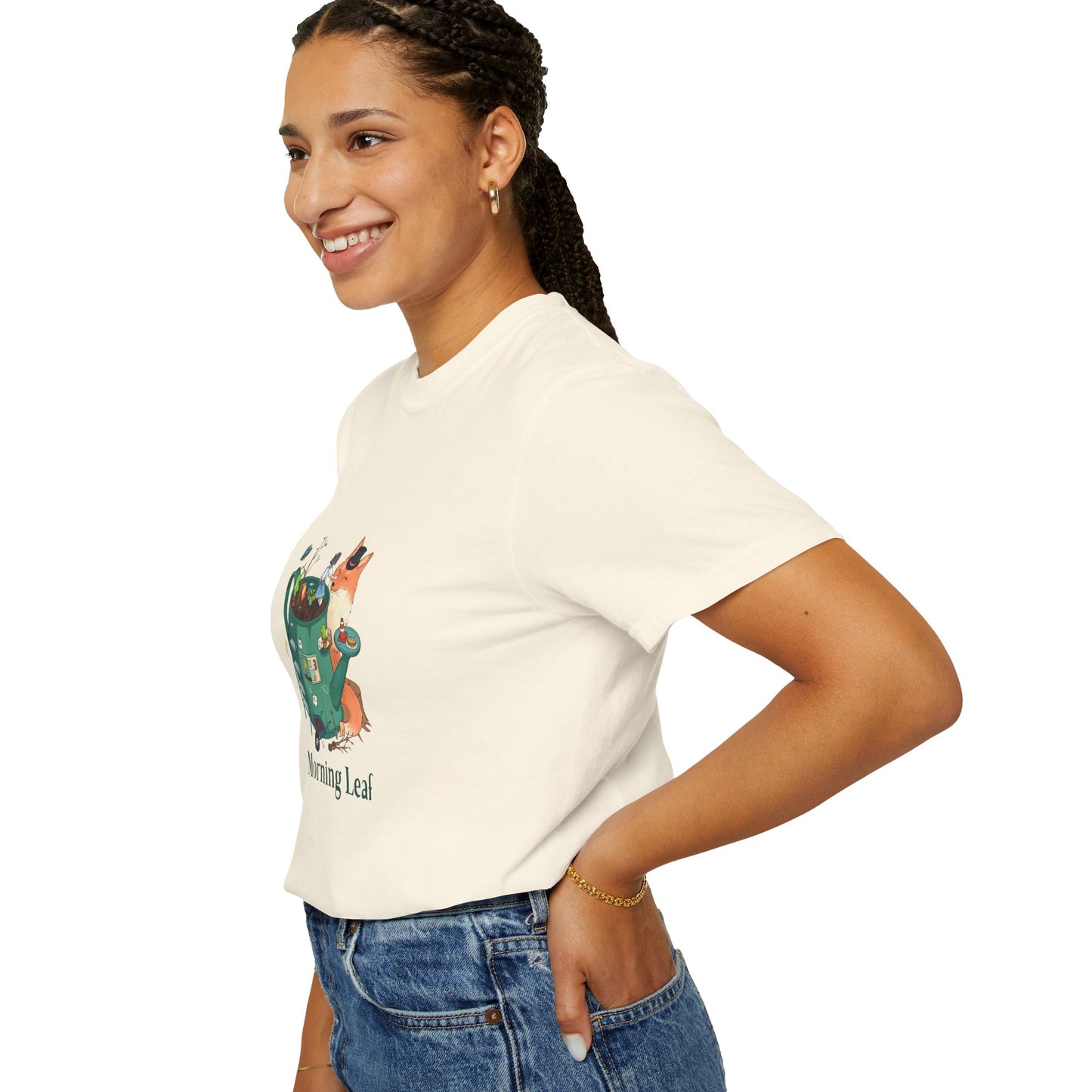 Morning Leaf Unisex Garment-Dyed T-shirt