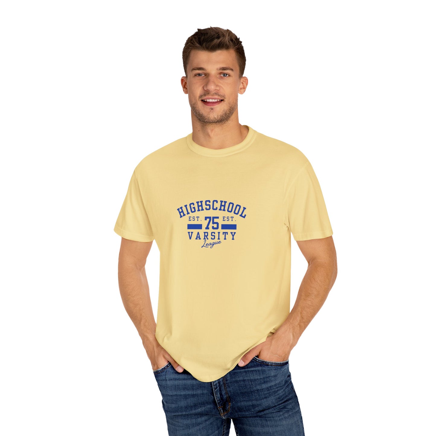 High School Varsity League Unisex Garment-Dyed T-shirt