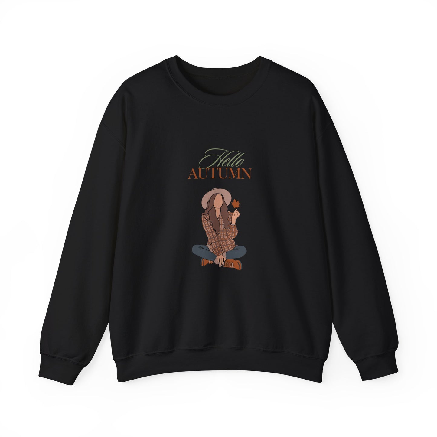 Brown Autumn Women's Heavy Blend™ Crewneck Sweatshirt