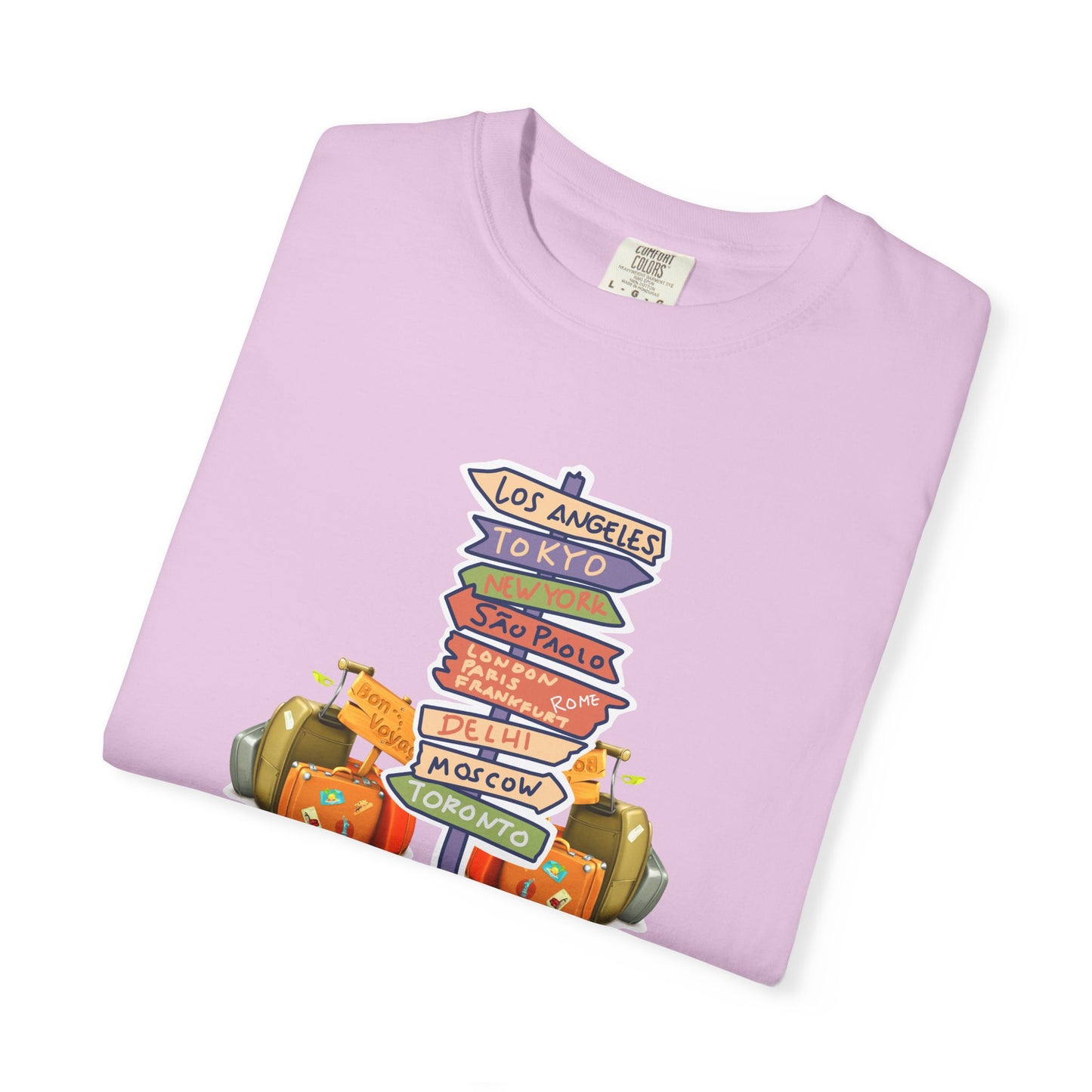 Travel Is Always A Good Idea Unisex Garment-Dyed T-shirt