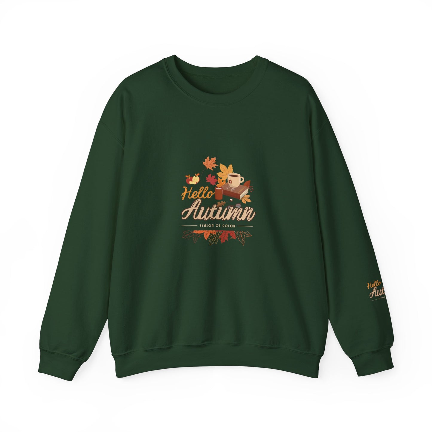 Hello Autumn Season Of Colour Unisex Heavy Blend™ Crewneck Sweatshirt