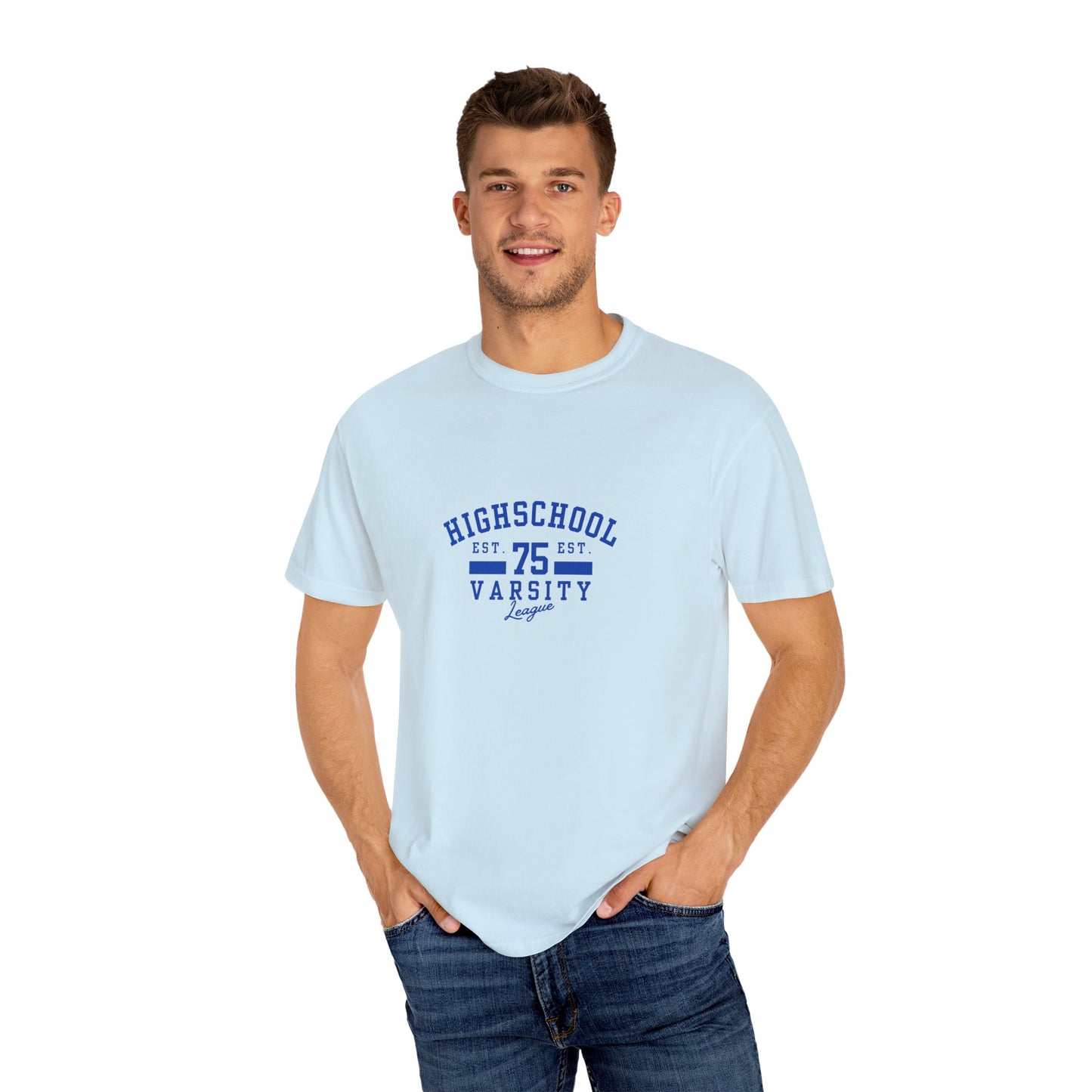 High School Varsity League Unisex Garment-Dyed T-shirt