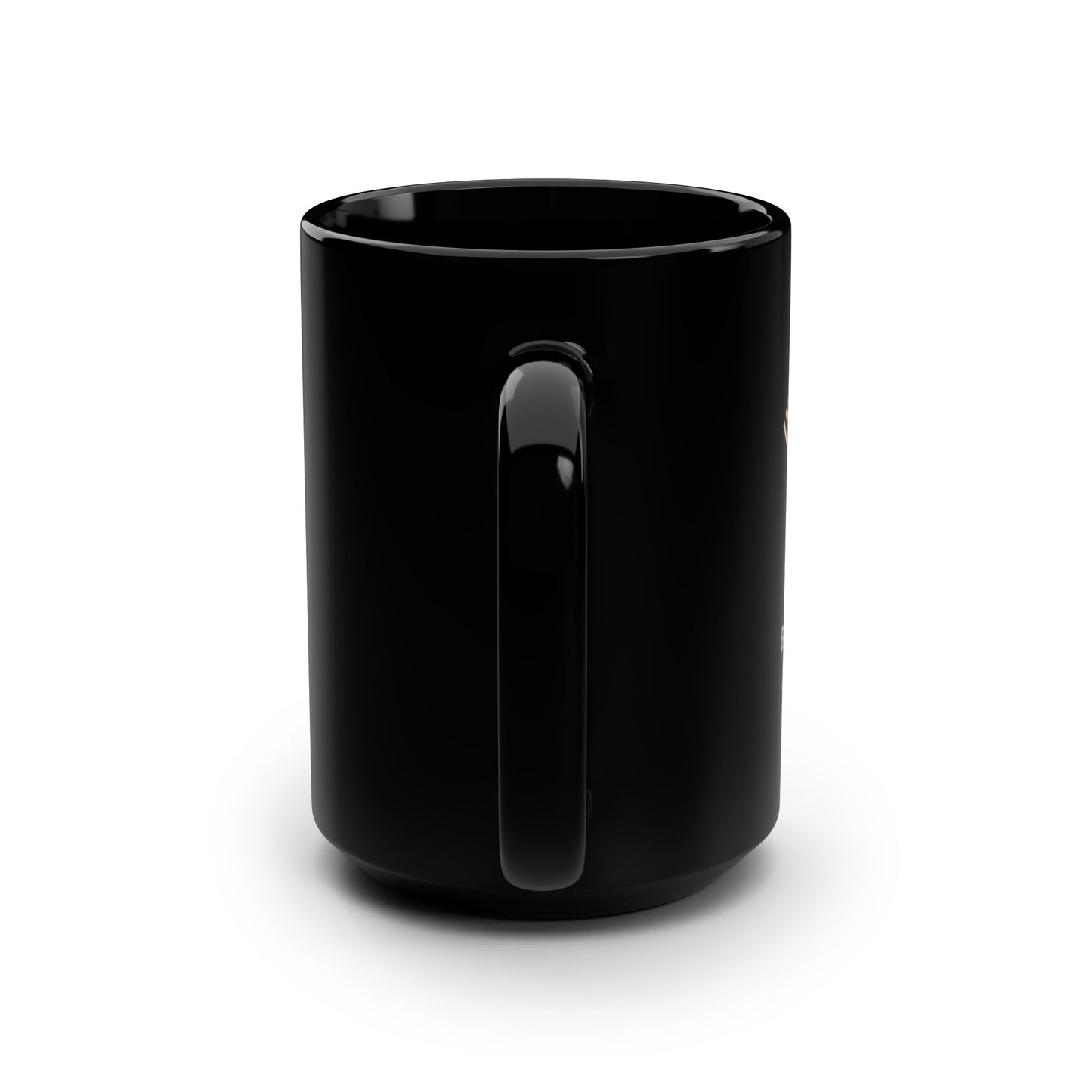 Introverted Black Mug, 15oz