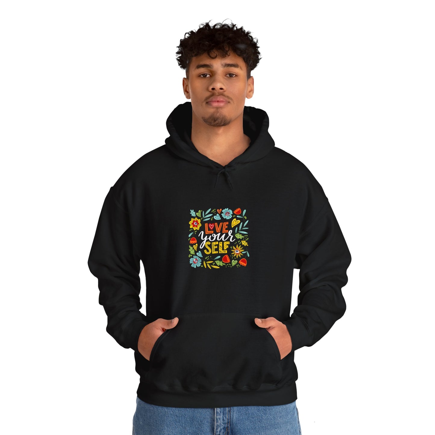 Love Yourself Unisex Heavy Blend™ Hooded Sweatshirt