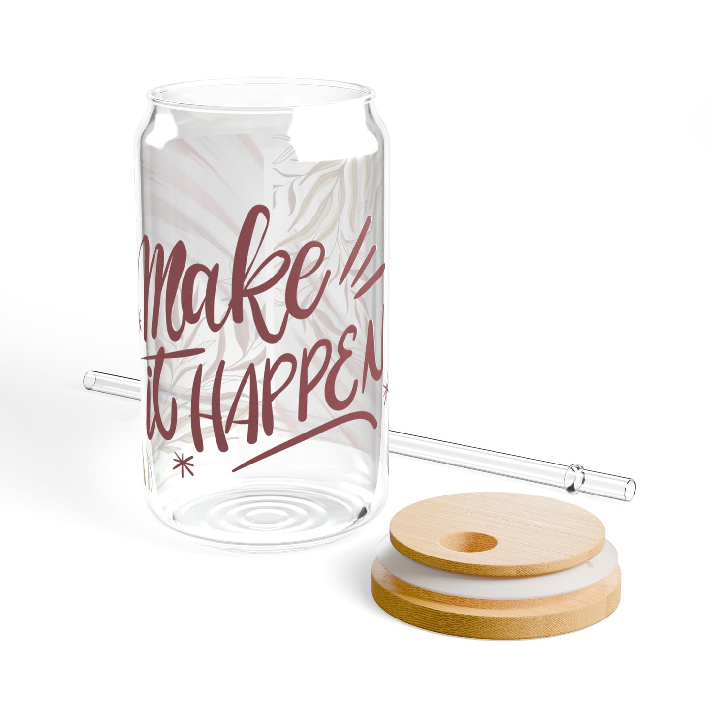 Make It Happen Sipper Glass, 16oz