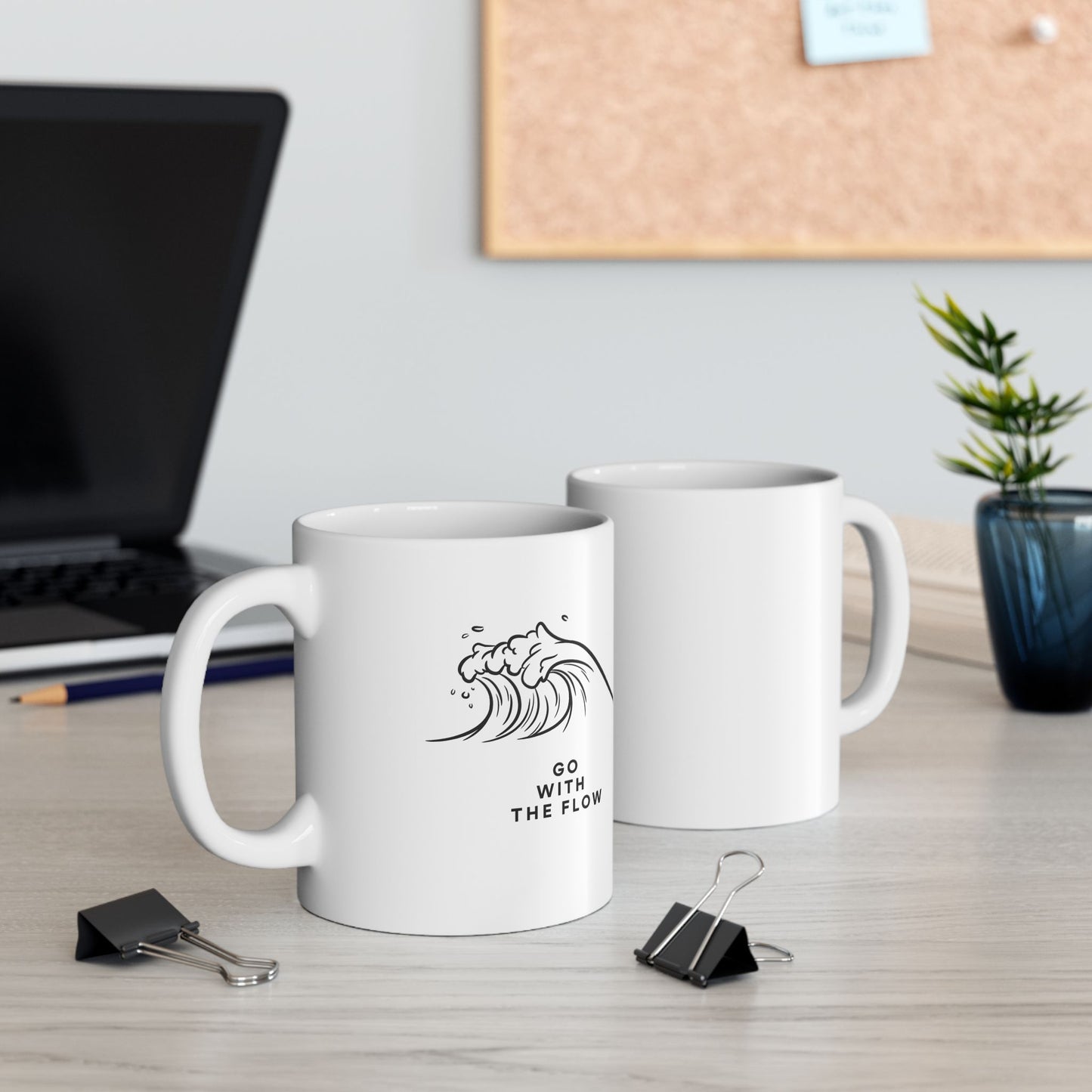 Go With The Flow Ceramic Mug, (11oz, 15oz)
